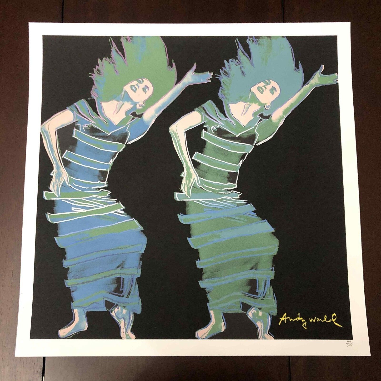 Andy Warhol Lithografie 50x50 cm Nieuwe Cmoa Editie Met Certificaat