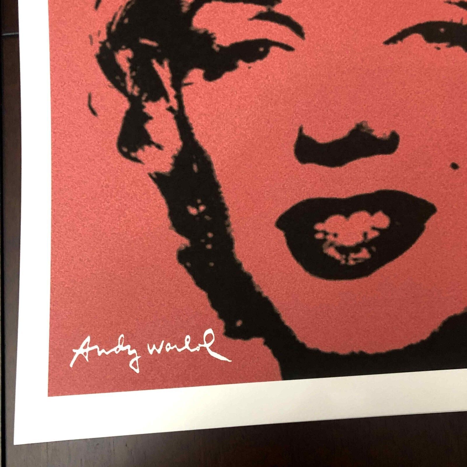 Andy Warhol Lithografie 50x50 cm Nieuwe Cmoa Editie Met Certificaat photo vintage