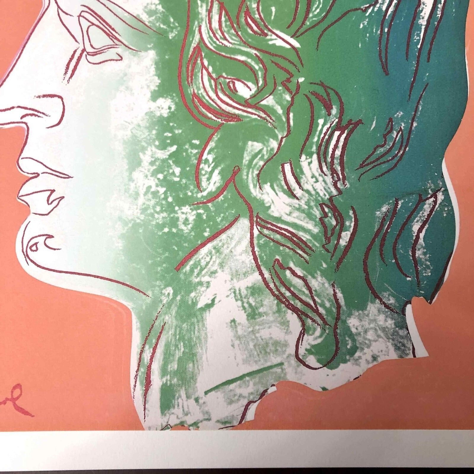 photo furniture Andy Warhol Lithografie 50x50 cm Nieuwe Cmoa Editie Met Certificaat