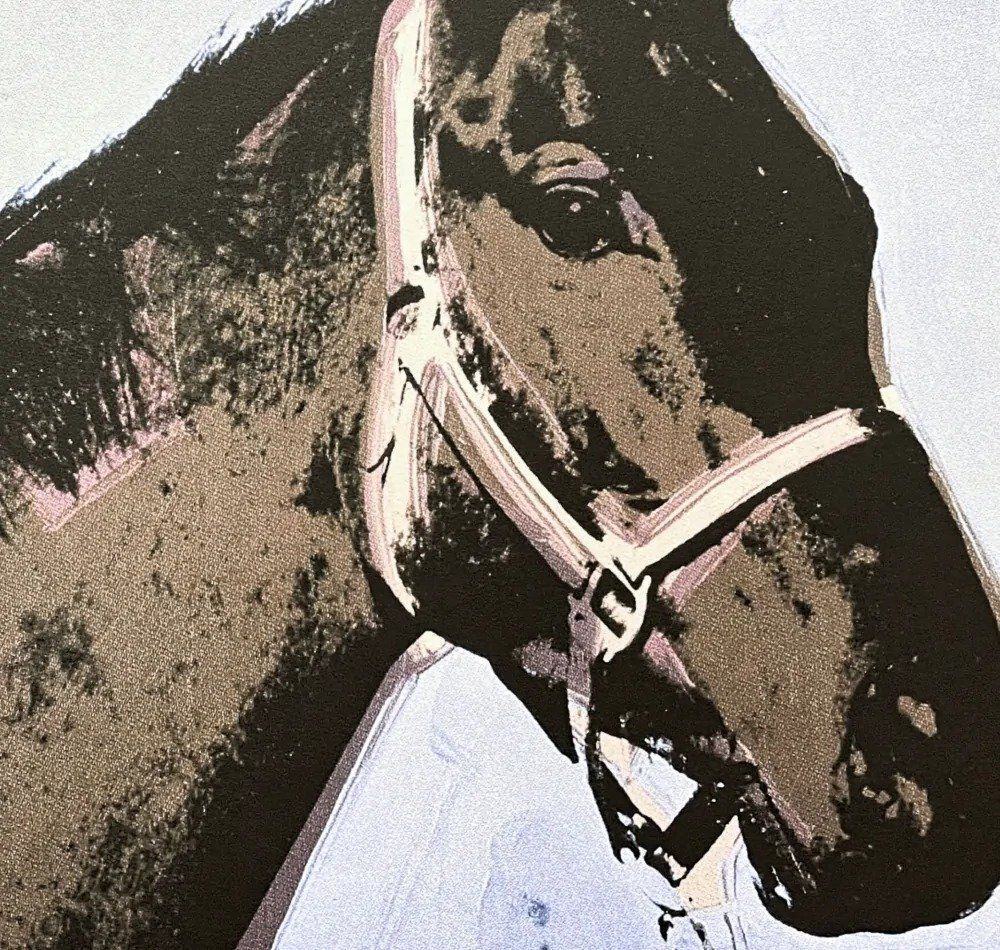 Naar Andy Warhol, Horse, jaren 1980, Print photo for sale