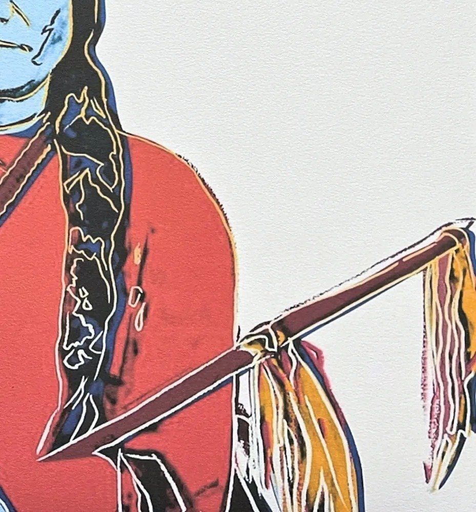 Andy Warhol, Sitting Bull Red, jaren 1980, print photo for sale