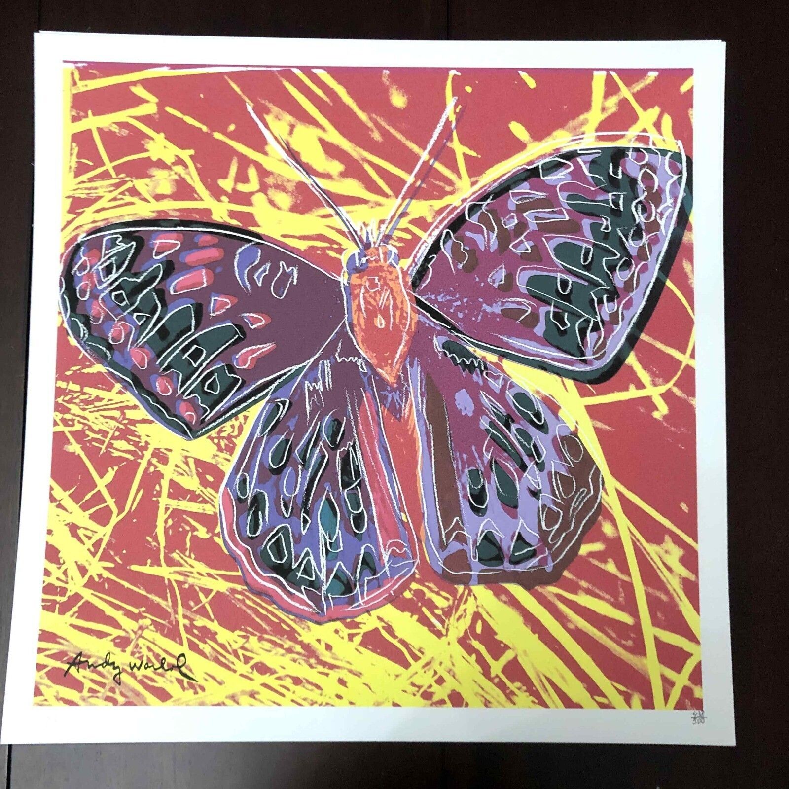 Andy Warhol Lithography Cm 50x50 New Cmoa Edition With Certificate