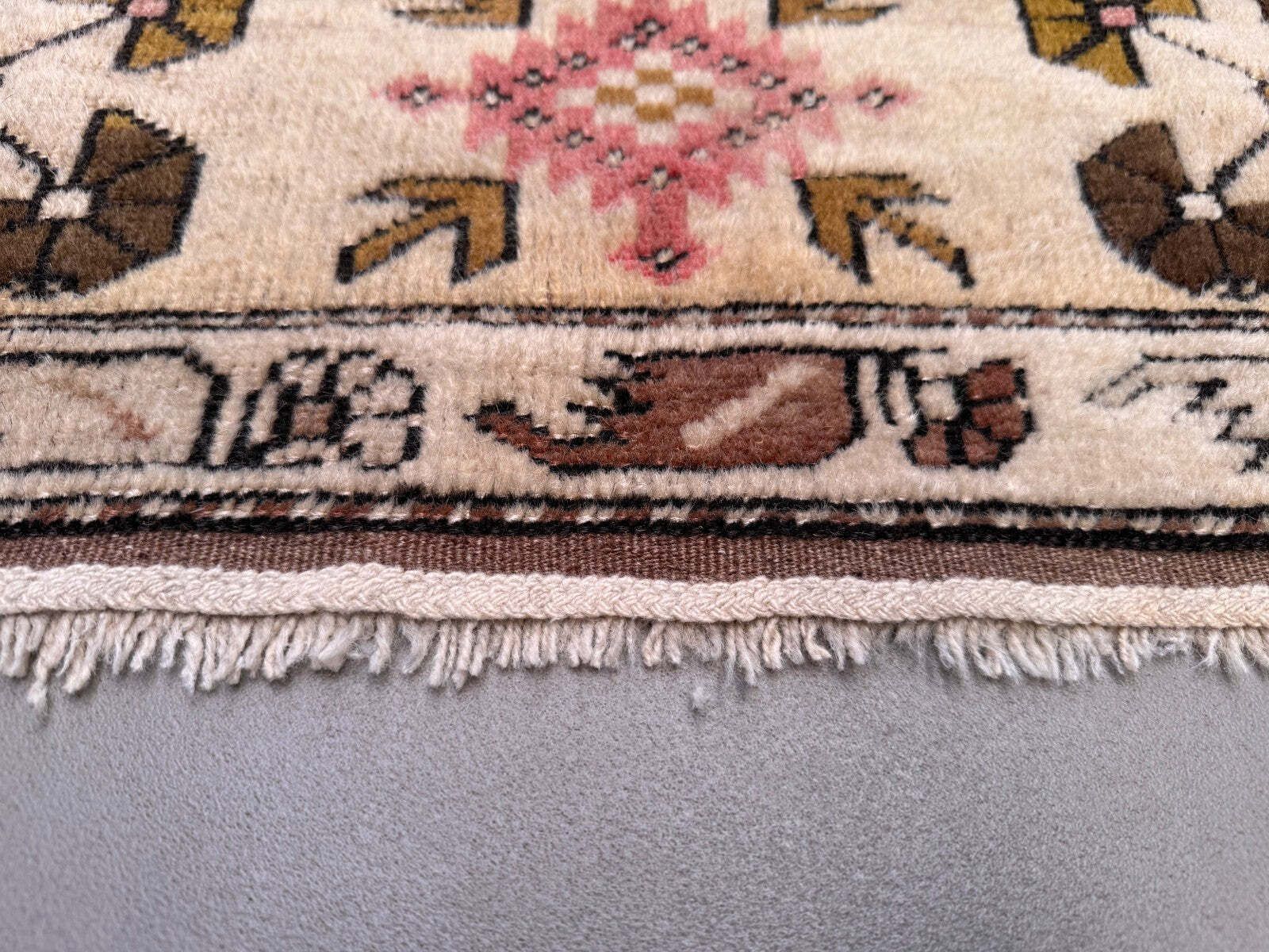 Turkish Milas Rug 116x200 Cm Handmade Vintage Carpet Ushak photo vinterior