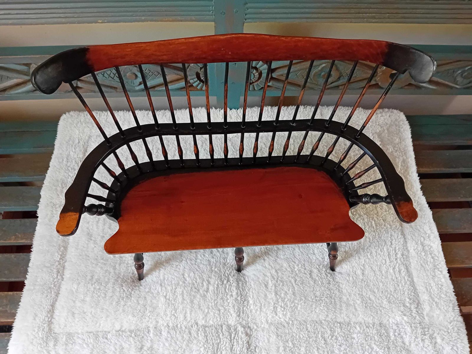 Chaise Pennsylvania Fan Back miniature, pour poupées et autres photo 156.0