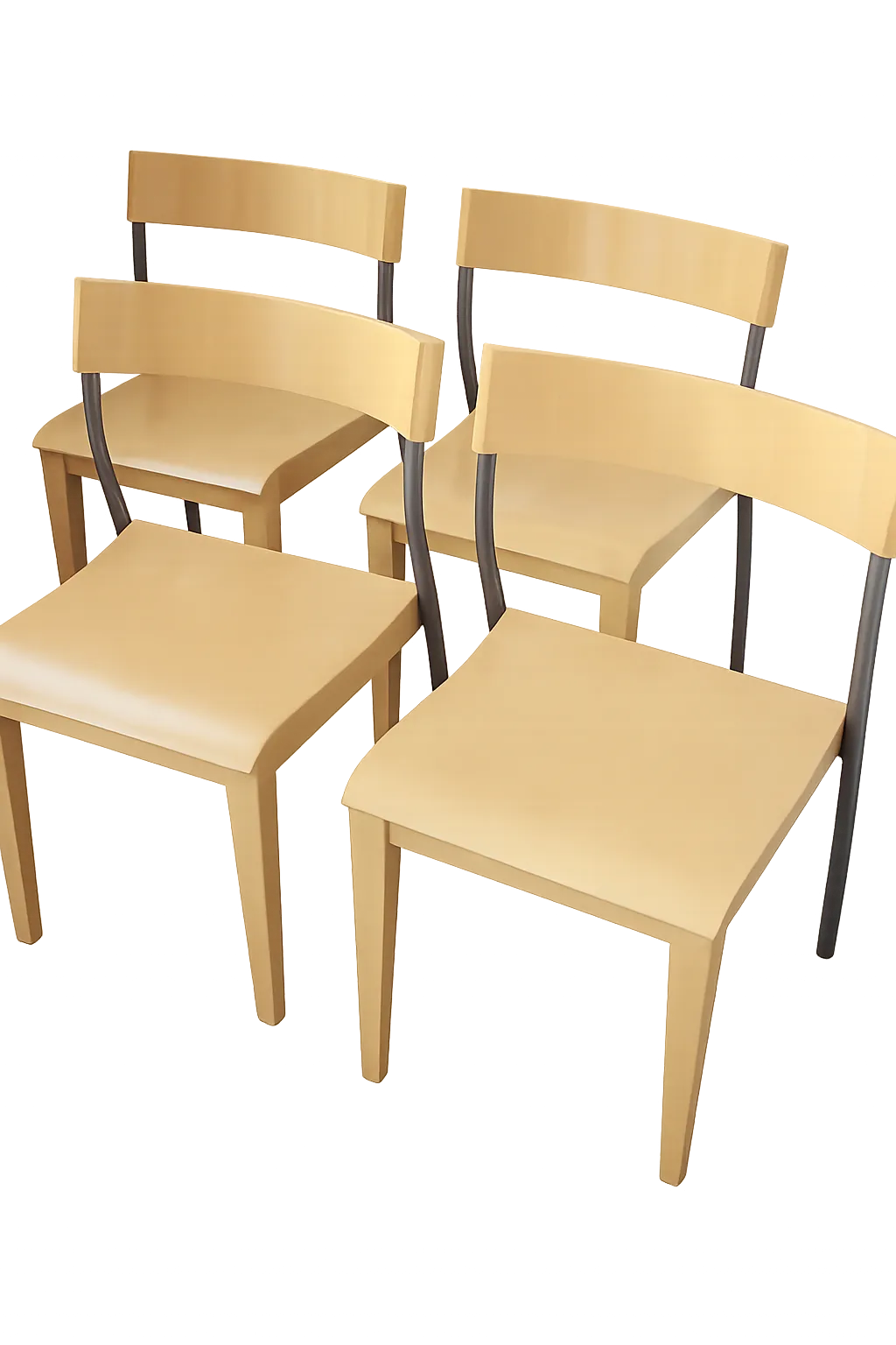 Set van 4 Ikea Nordisk stoelen, Tina Christensen, jaren 1990