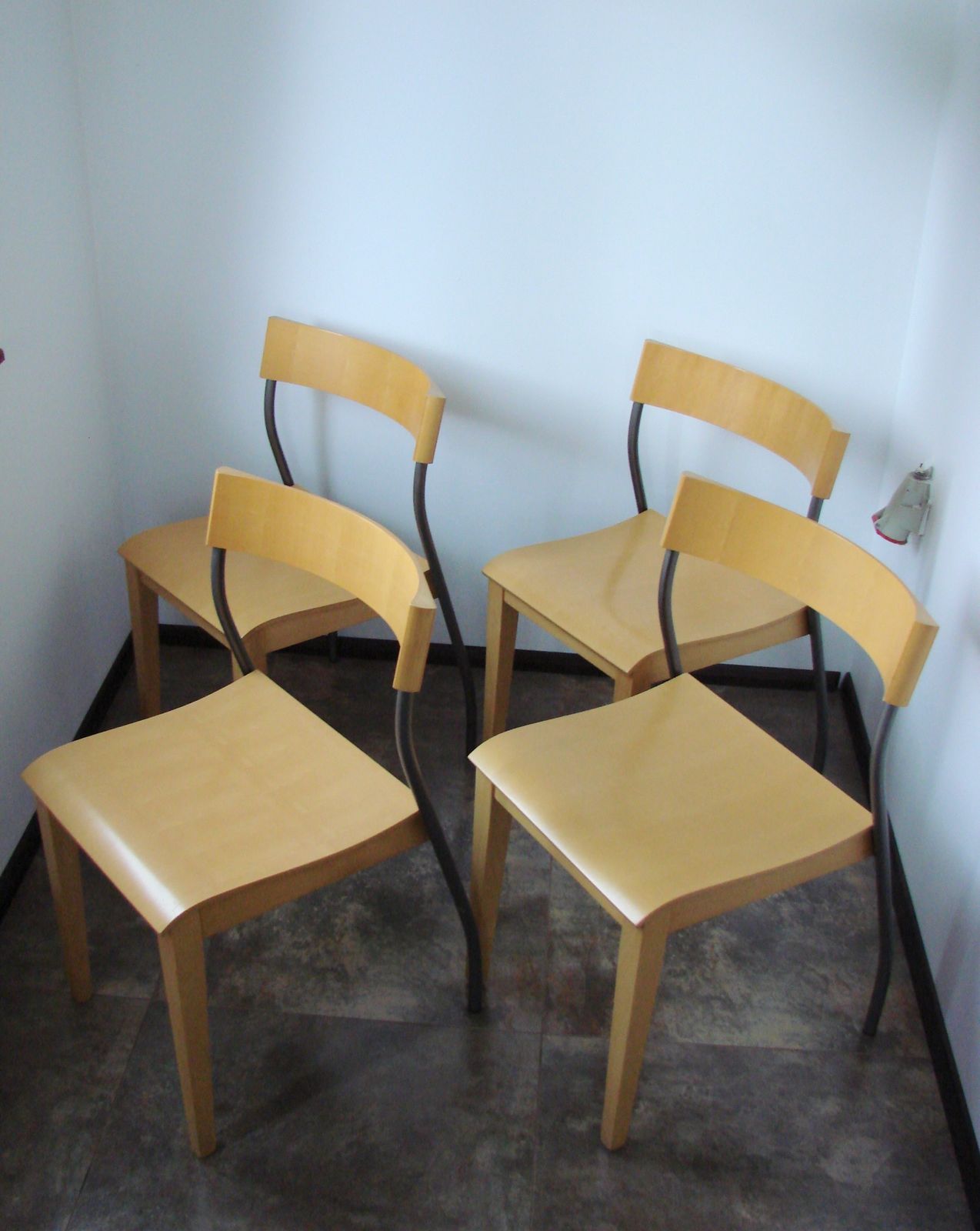Set van 4 Ikea Nordisk stoelen, Tina Christensen, jaren 1990 photo vinterior