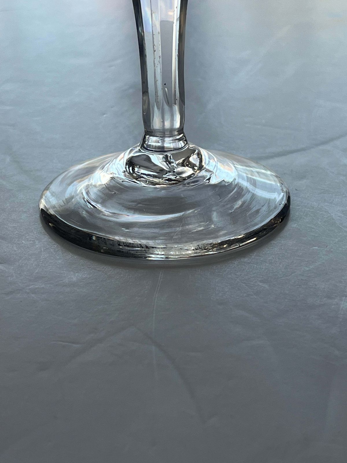 Laat-Georgisch handgeblazen wijnglas, OXO-gravure, ca. 1790 photo buy