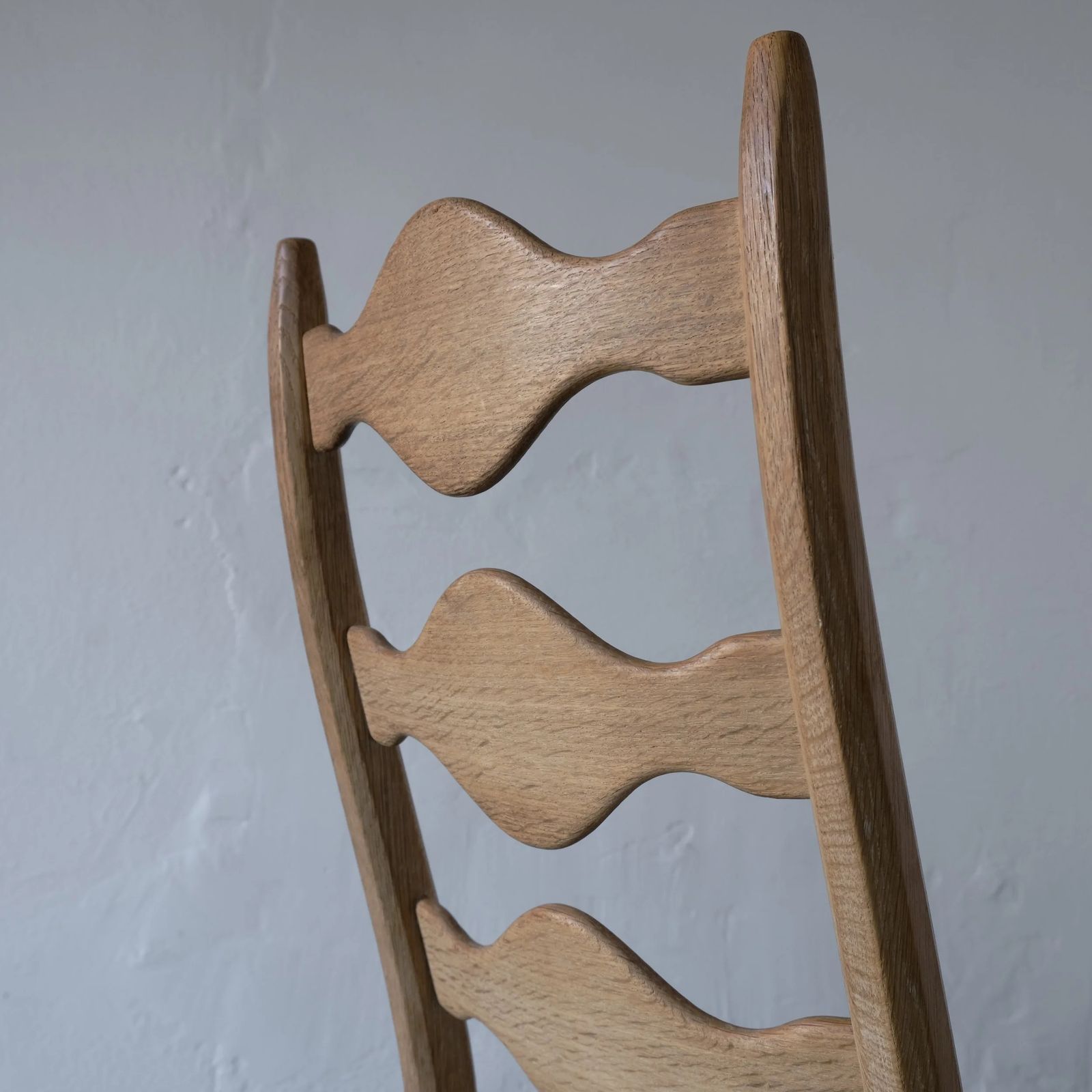 4 Ladder Back Eetkamerstoelen van Henning Kjaernulf, Denemarken, jaren 1950 photo vinterior