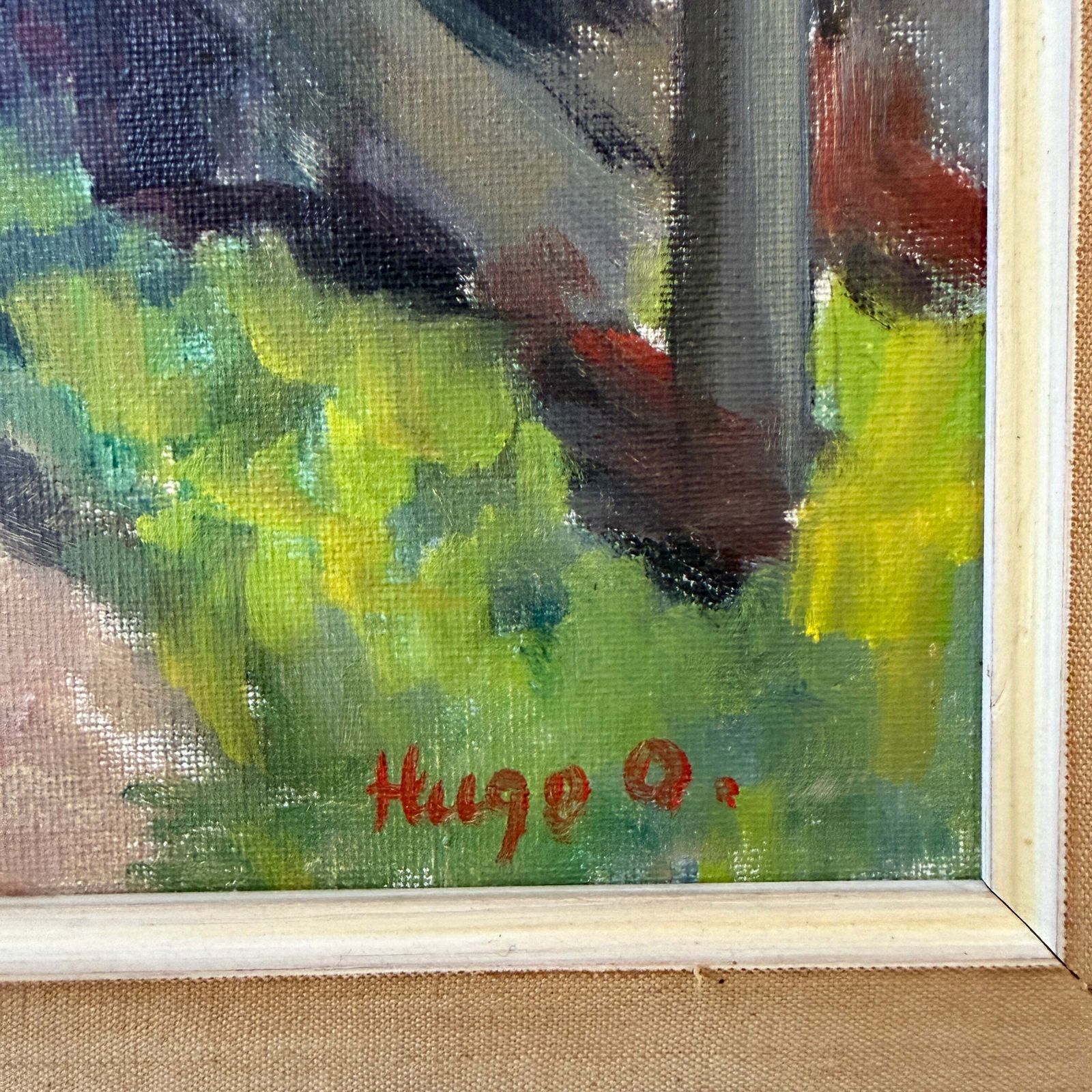 Summer Day In Bohuslän. Vintage Swedish Oil Painting By Karl Hugo Olsson photo Art