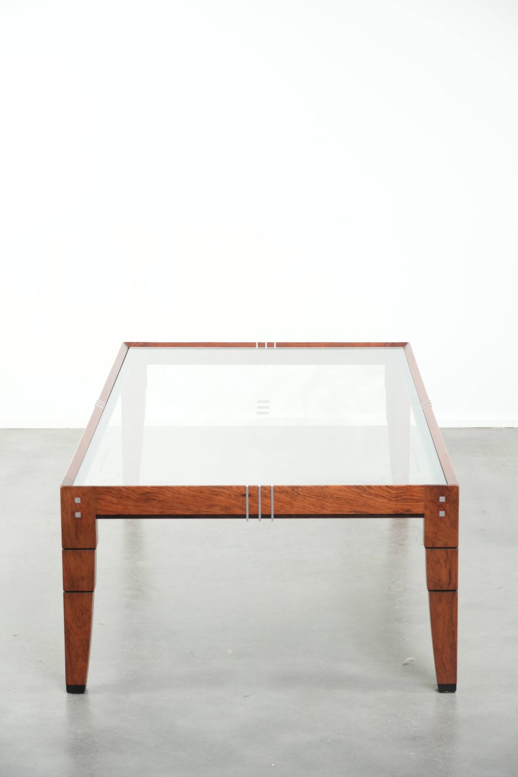 Art Deco Coffee Table With A Glass Top, In Very Good Condition. photo 1350.0