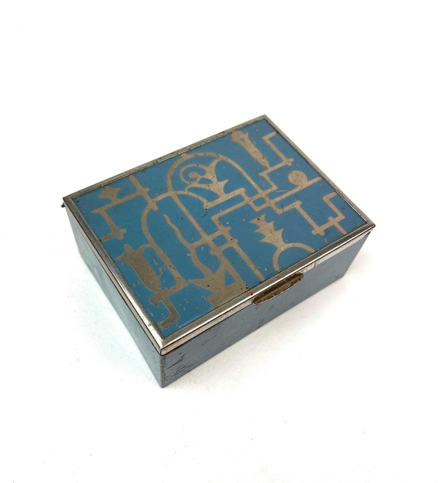 Rare Art Deco Bauhaus Suprematism Enamel Jewelry Box Germany 1925 Ruppel Brandt Age