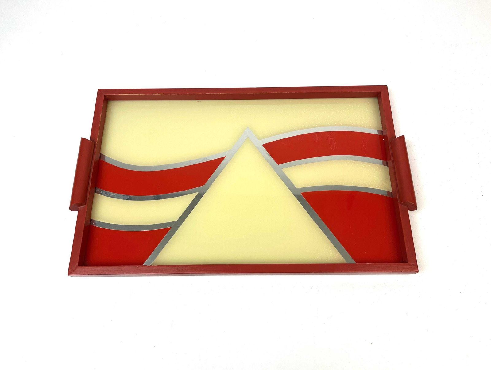 Plateau de service Bauhaus Suprematism Cubist Art Deco De Stijl, Allemagne, 1925