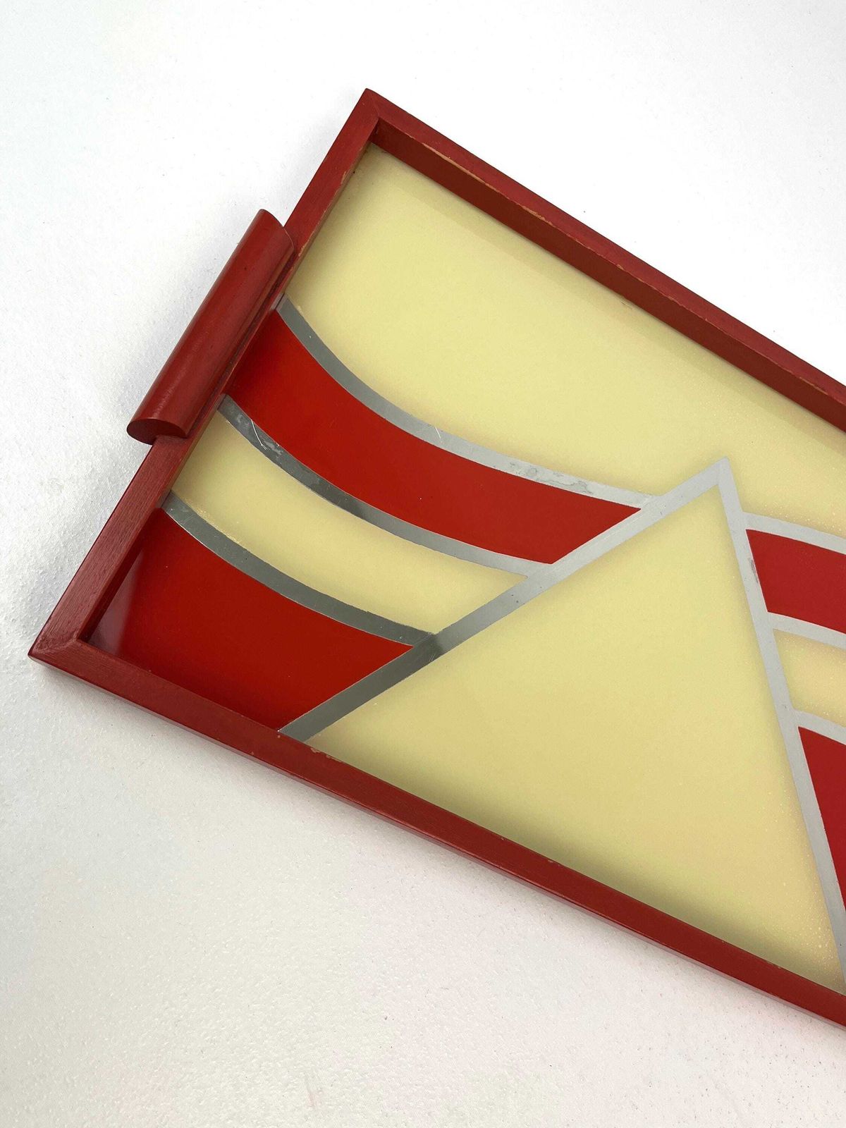 Plateau de service Bauhaus Suprematism Cubist Art Deco De Stijl, Allemagne, 1925 photo for sale