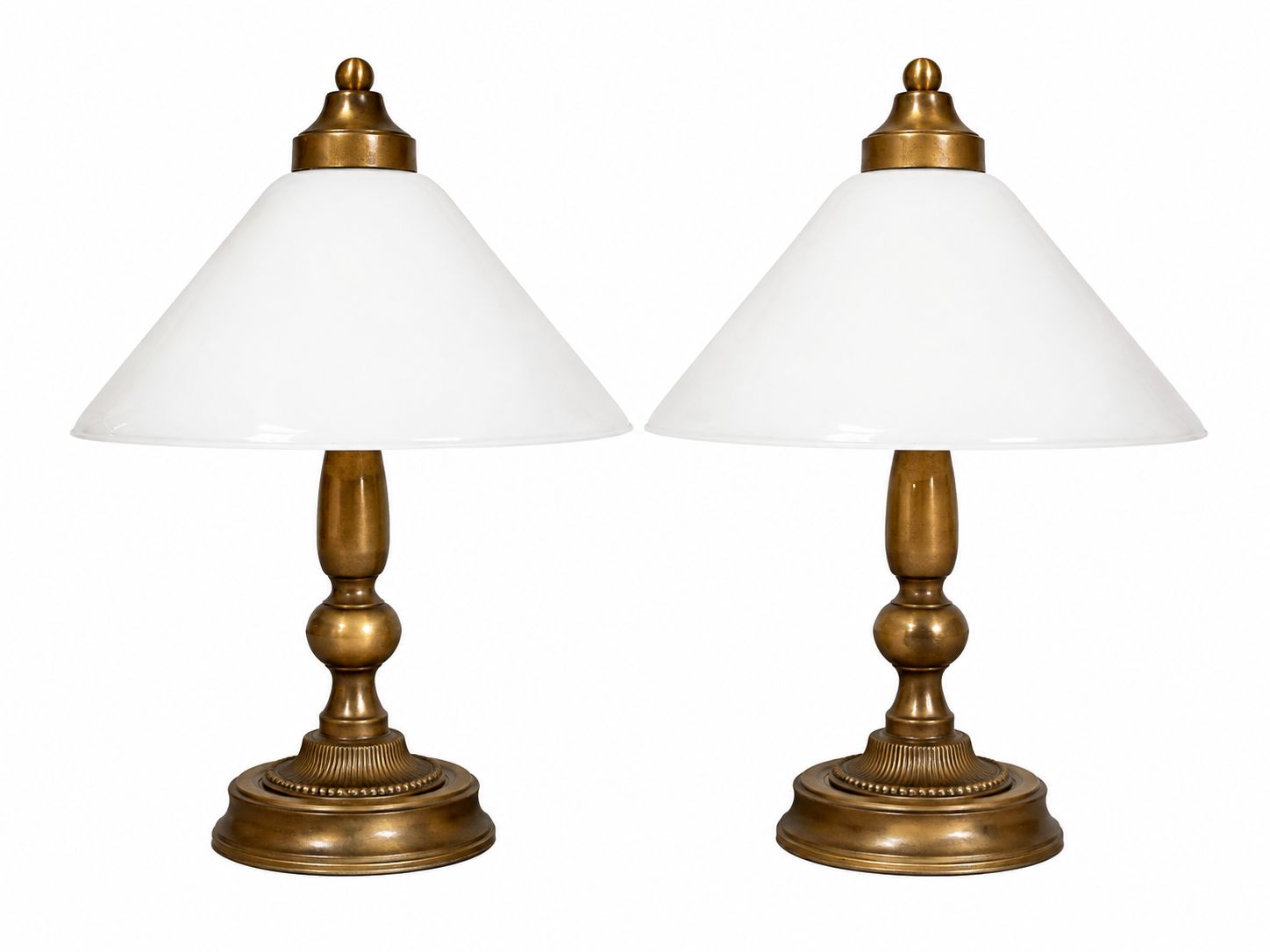 A Pair Of Bedside Lamps From The 1970s