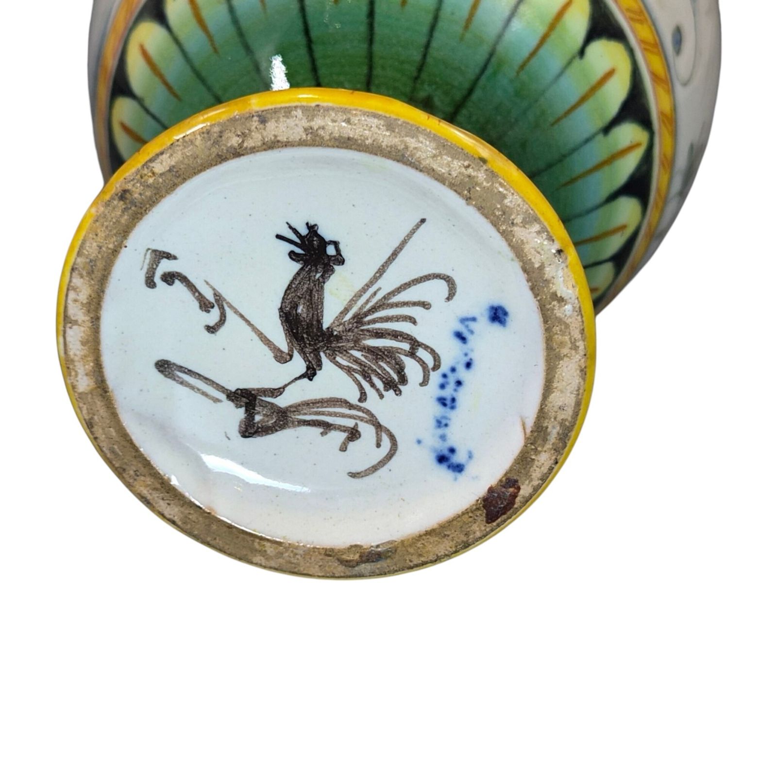 Woonaccessoires Italiaanse Cantagalli Renaissance Revival Majolica Ewer & Vase, Florence, ca. 1890 photo