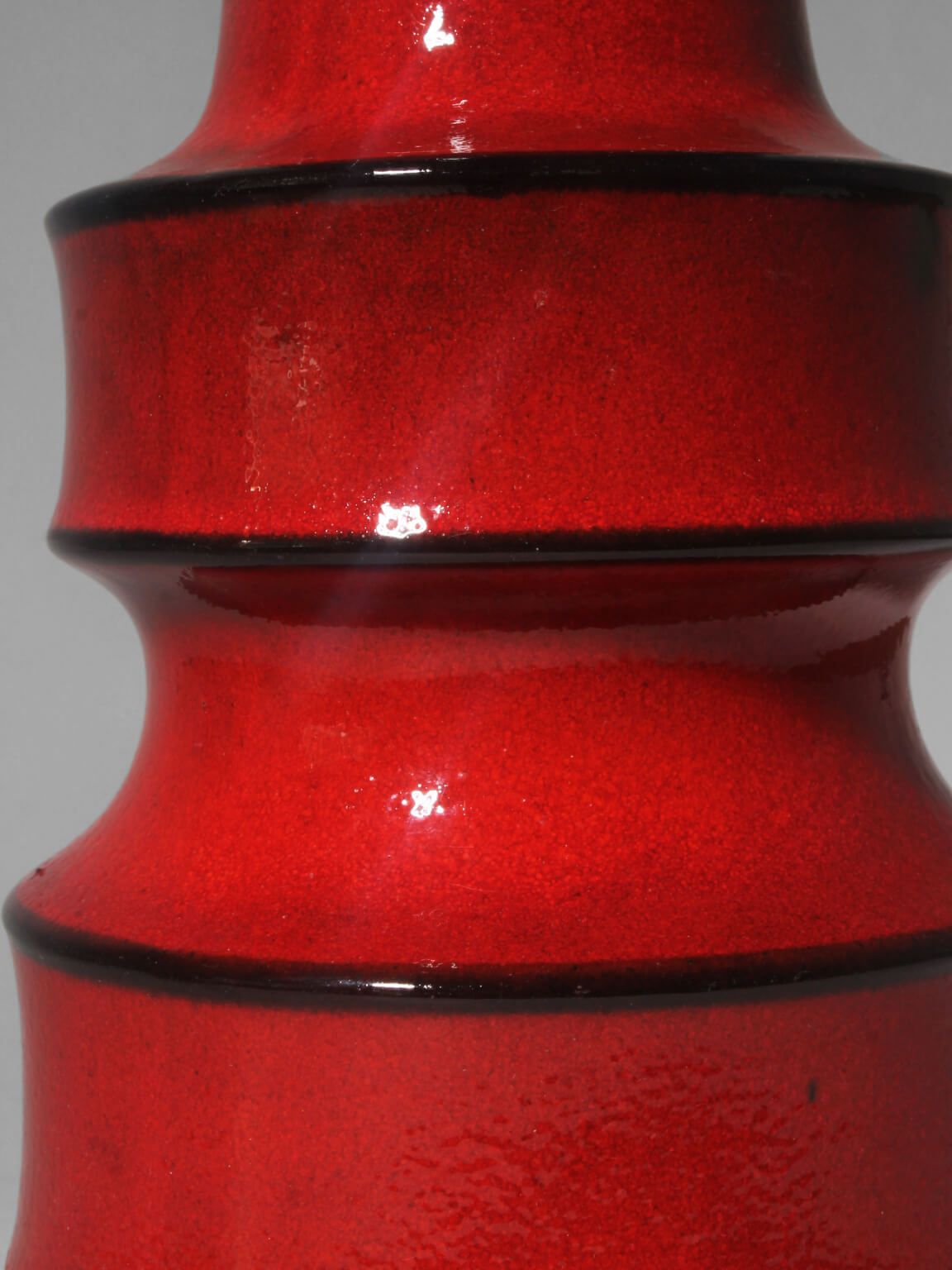 Modern German Red Ceramic Vase, 1960s photo furniture