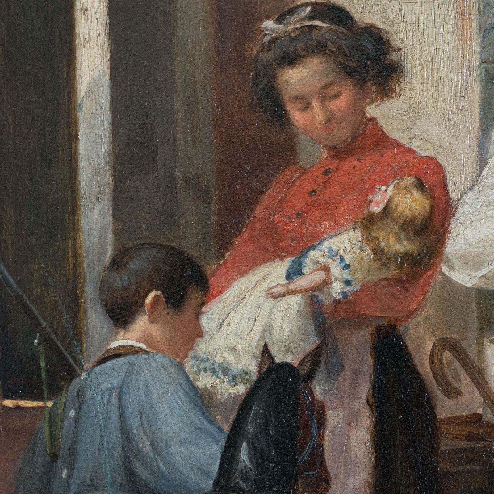 Travelling Toy Seller By Tomás García Sampedro (1860–1937)   Oil On Panel, 1899 photo buy