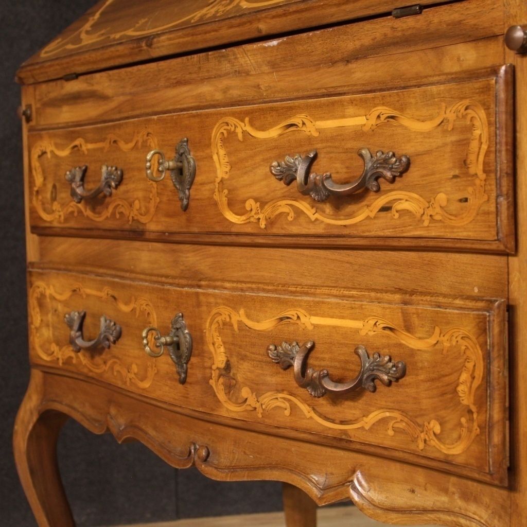 Trumeau italien en bois marqueté, XXe siècle photo furniture