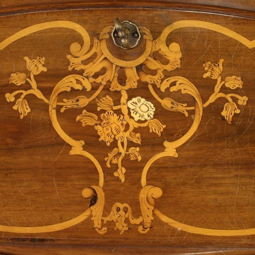 1700.0 Trumeau italien en bois marqueté, XXe siècle photo