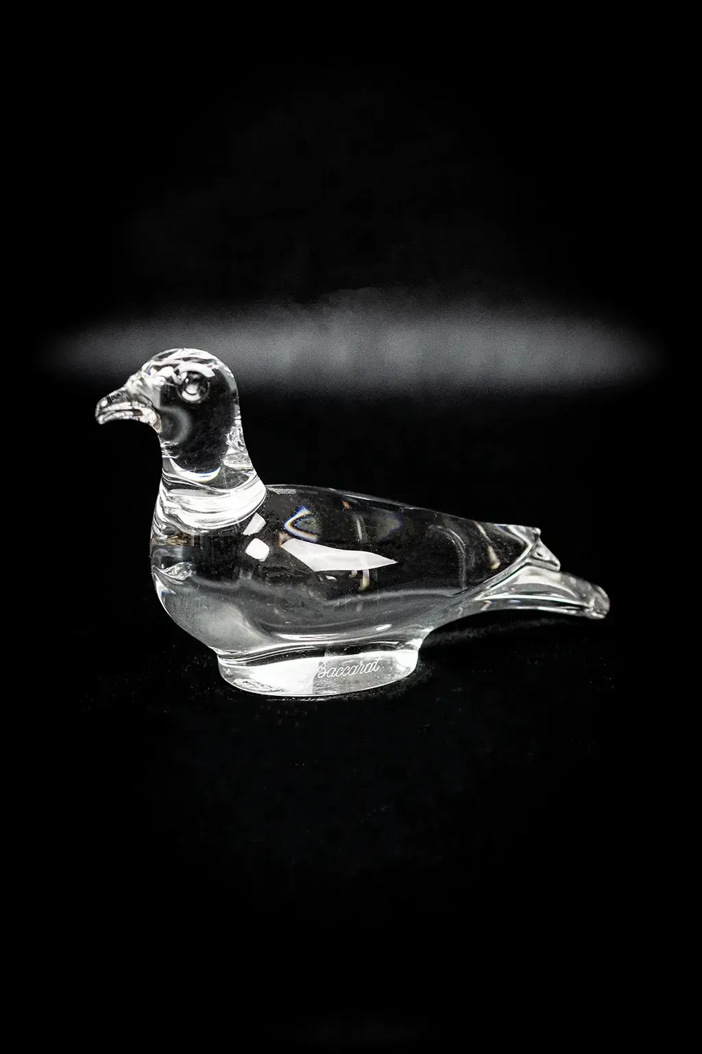 Baccarat kristallen presse-papier, vogelmodel, geblazen diersculptuur photo furniture
