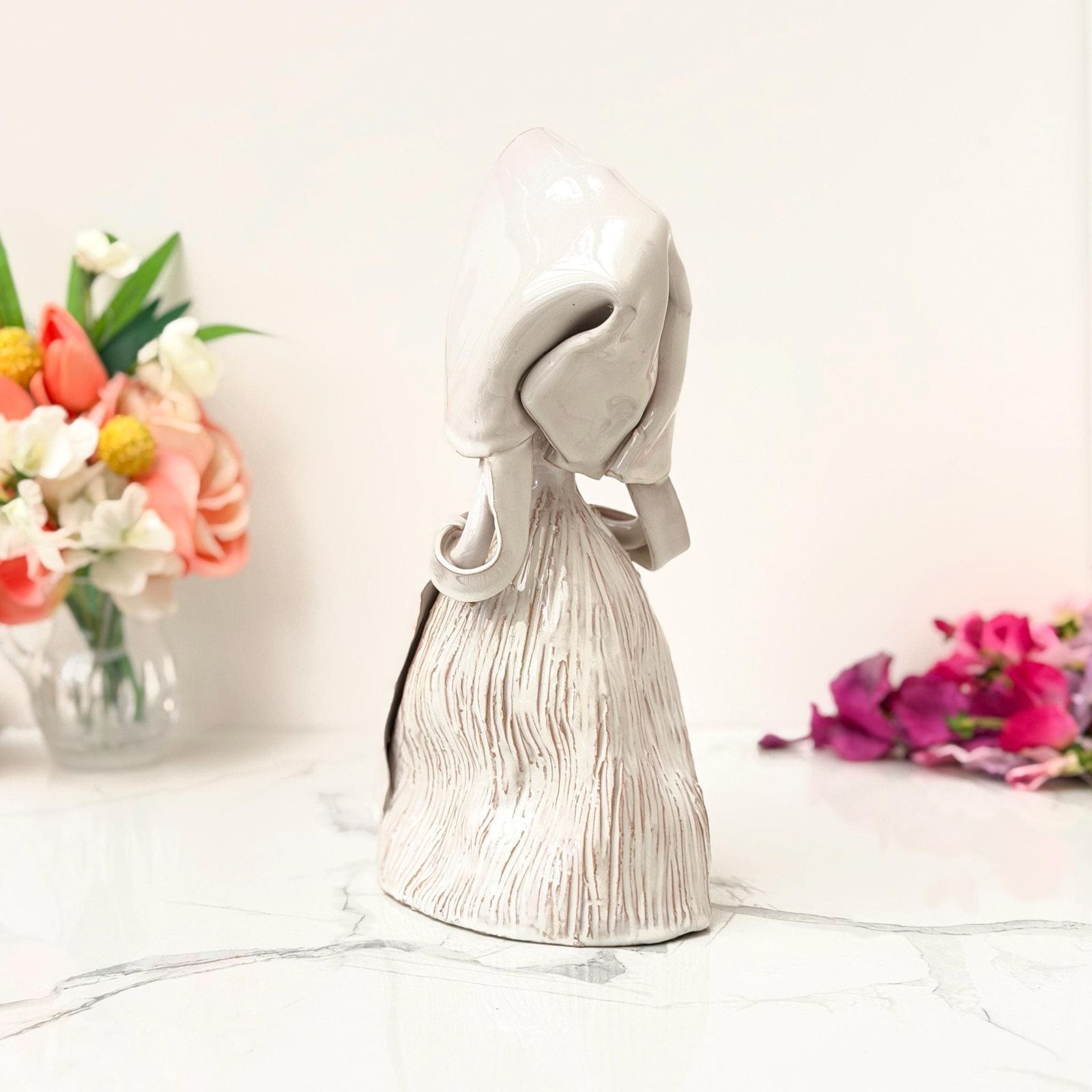 Emilia Palomba Sardijnse Vrouw Keramieksculptuur Modernistisch Figuur jaren 1950 photo Woonaccessoires