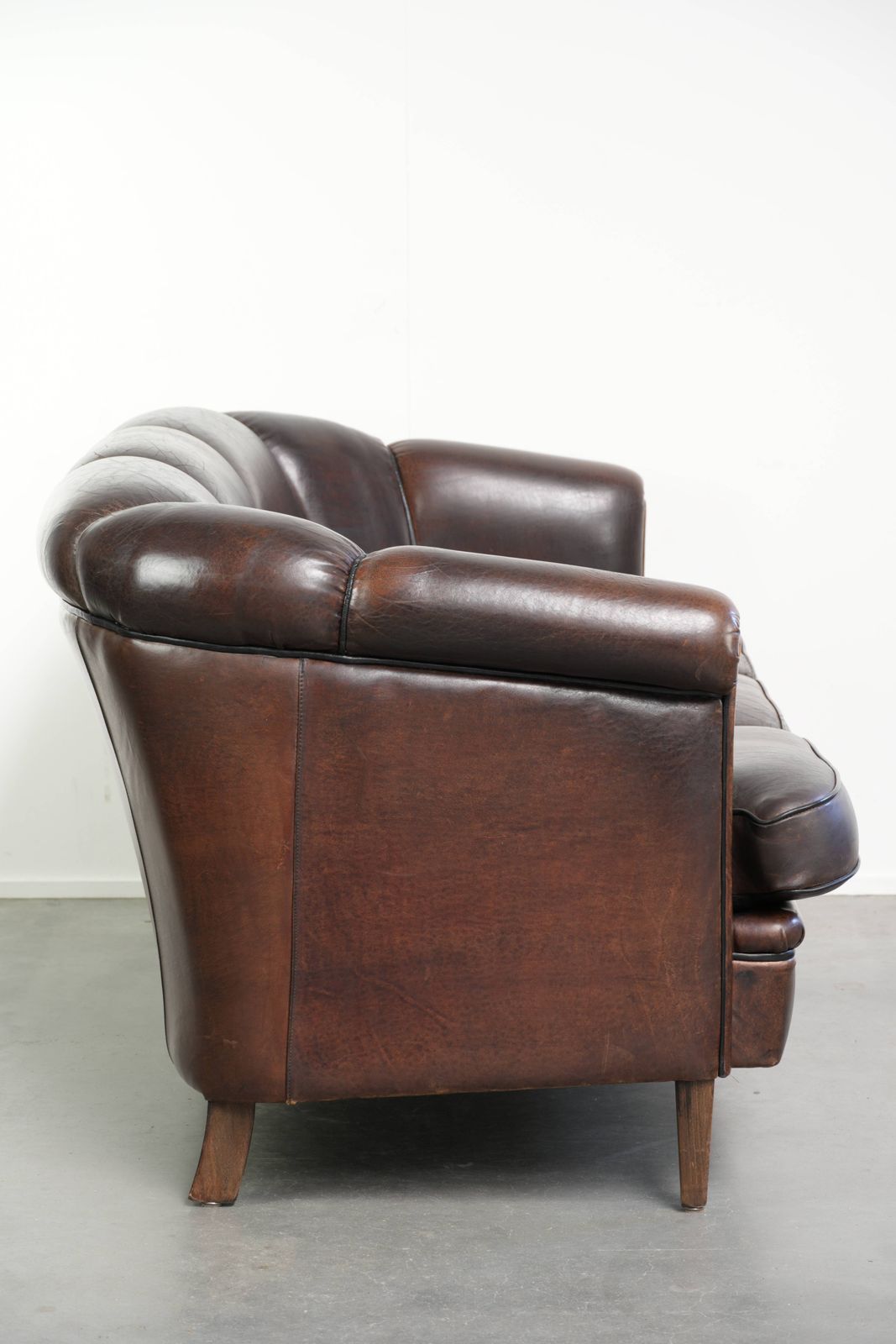 2810.0 Beautiful Set Consisting Of A Sheepskin Sofa Together With Its Matching Club Armchair With A Luxurious Appearance photo
