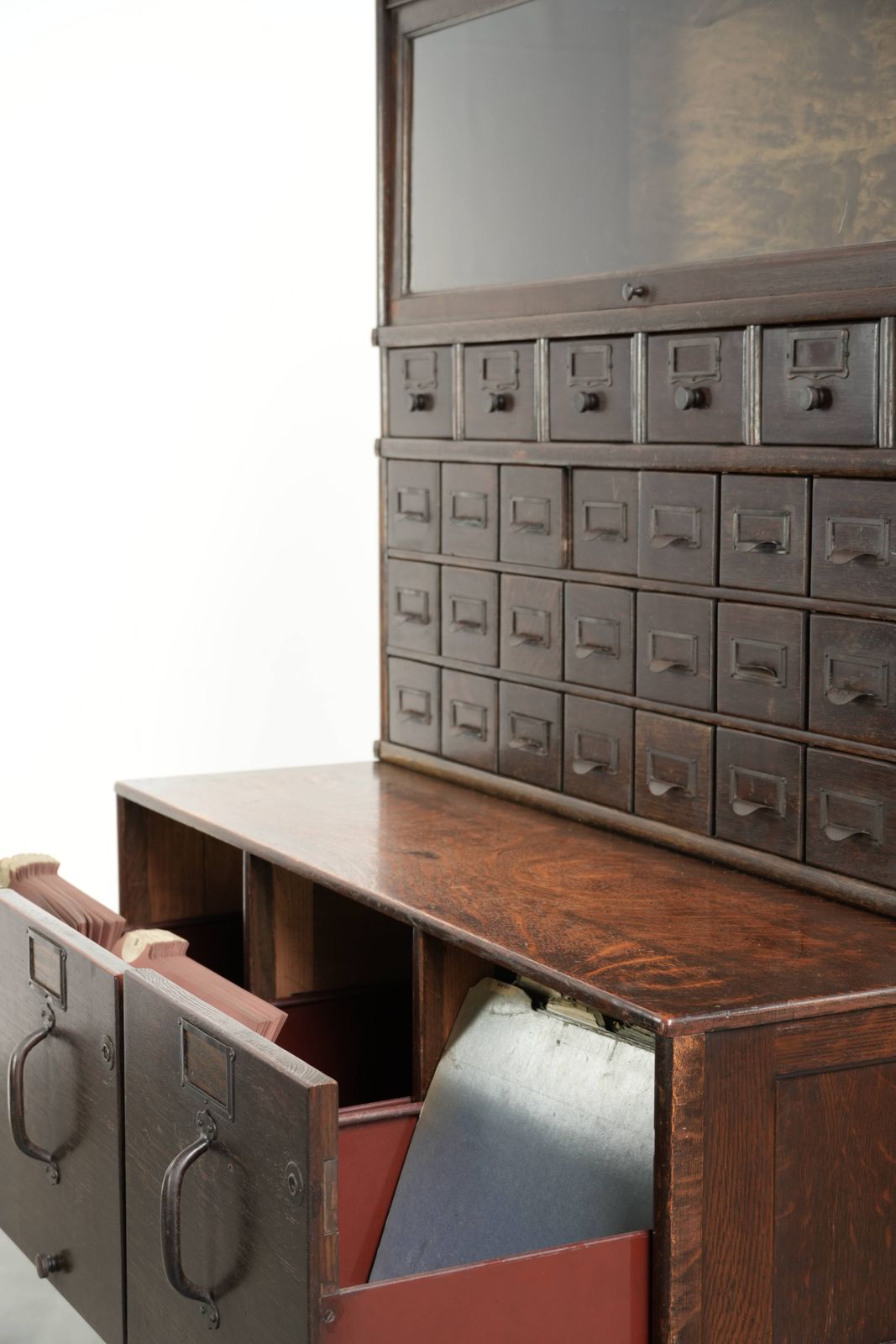 Uniek 19e-eeuws Globe Wernicke modulair notaris/kantoor/apotheek kabinet photo buy