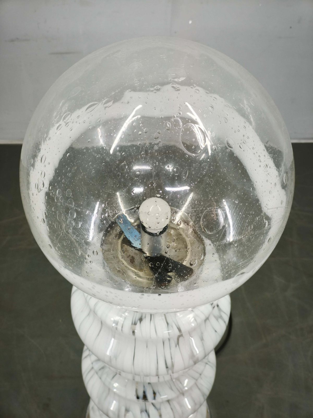 photo furniture Carlo Nason voor Mazzega, Murano glazen Space Age vloerlamp, Italië, jaren 1970