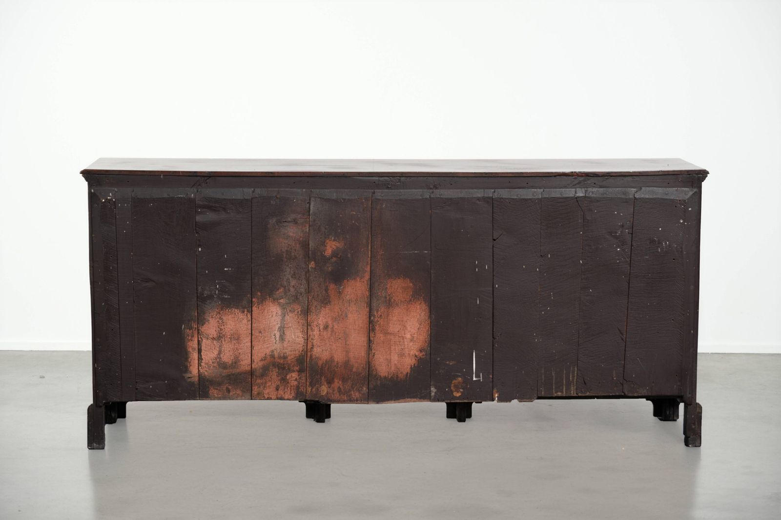 Beautiful, Large, And Functional 18th Century Antique English Oak Sideboard/English Low Dresser With Its Original Fittings. photo for sale