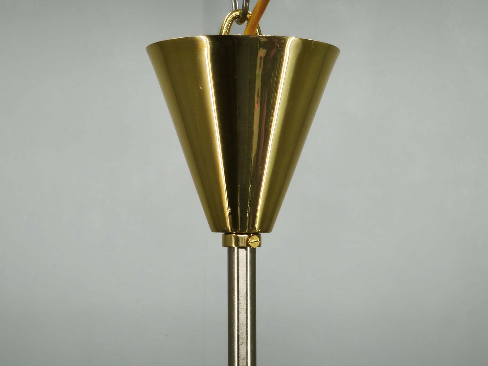 Lustre Sputnik 28 lumières en laiton Kamenický Šenov, Tchécoslovaquie, années 1970 photo vinterior