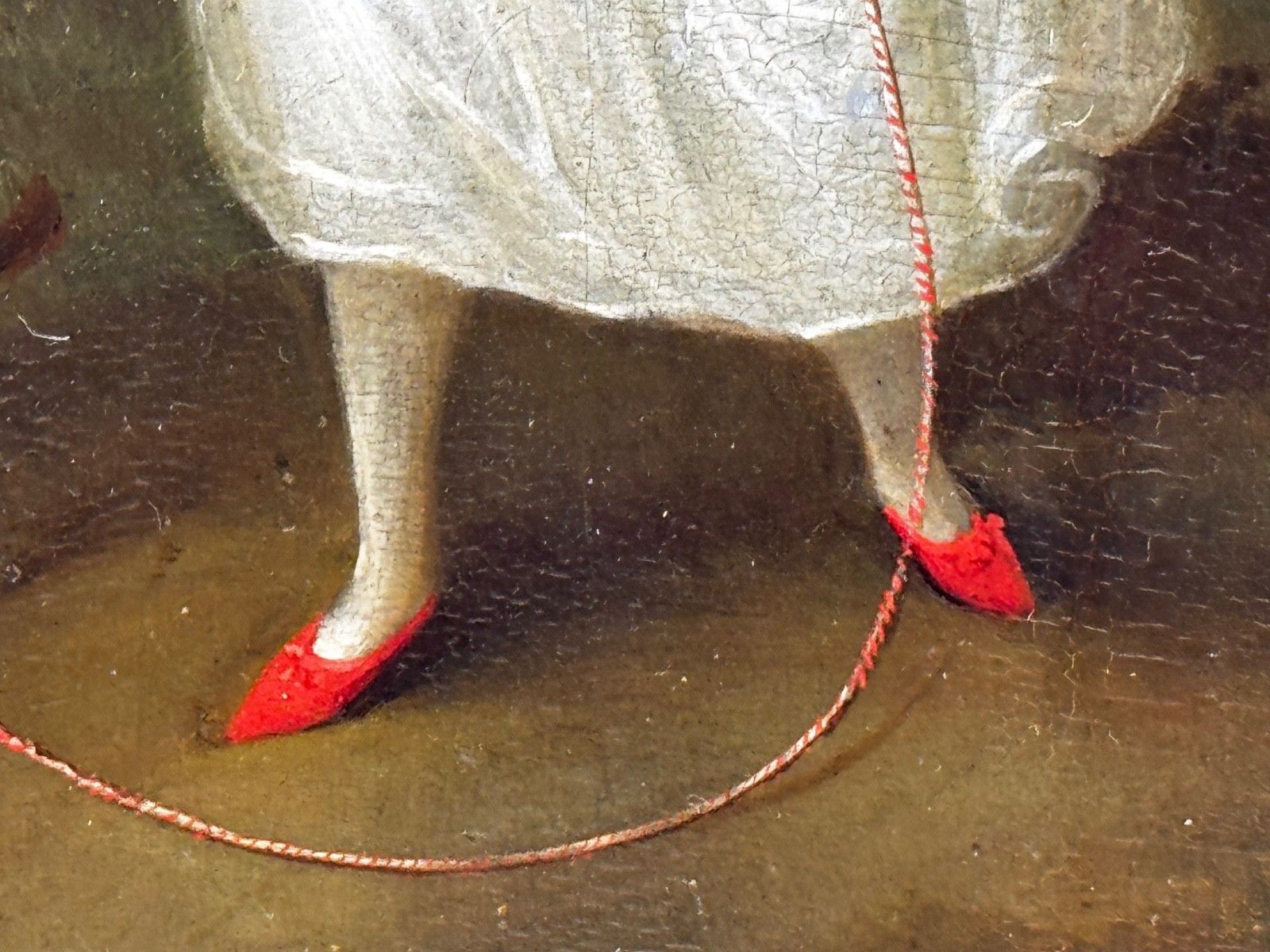 photo vintage Olieverfportret uit het begin van de 19e eeuw, Louisa Cooke met Mr Quiz, in de stijl van George Romney, ca. 1802