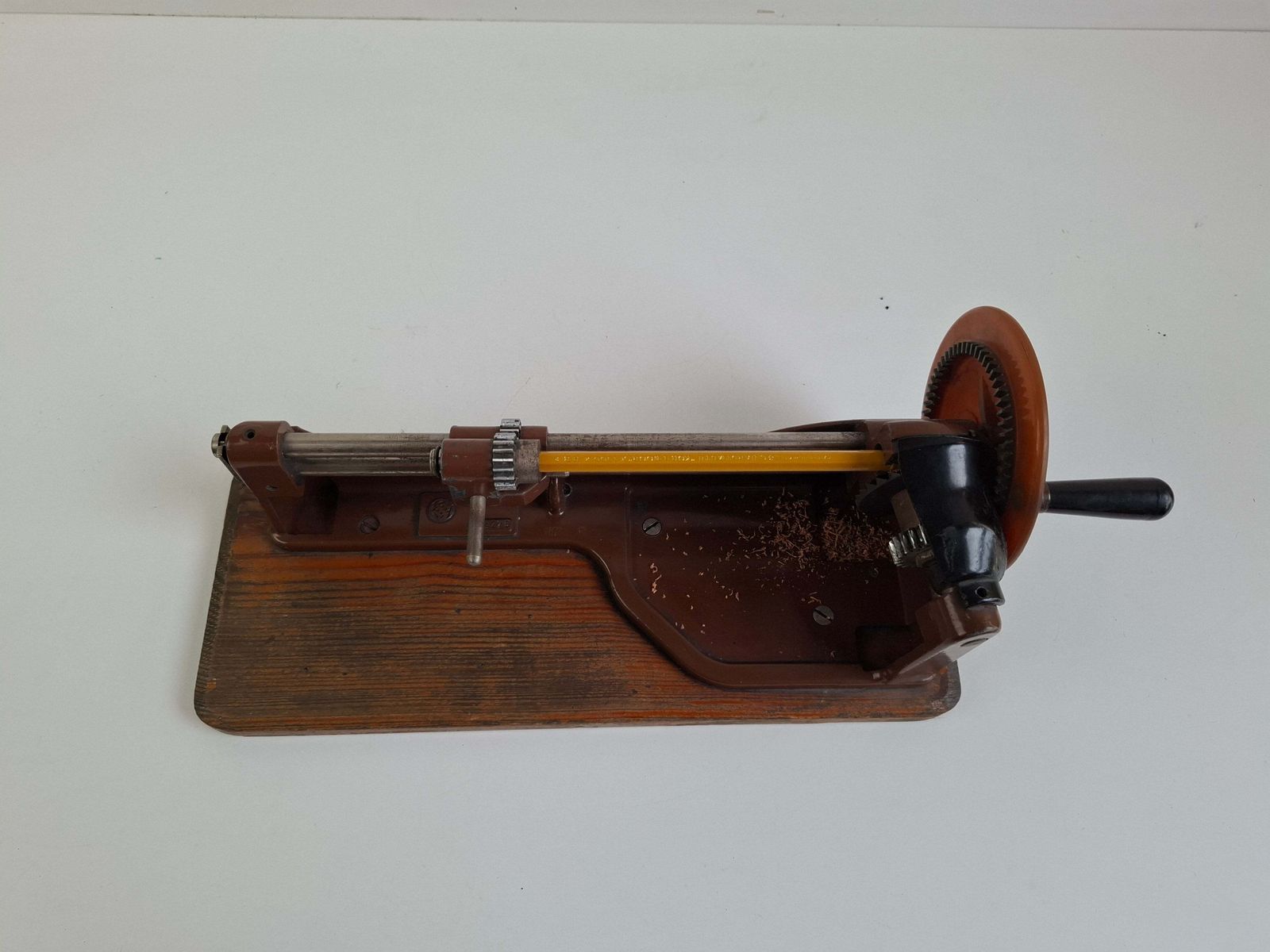 Sellier & Bellot Antique Mechanical Pencil Sharpener, Czechoslovakia, Midcentury photo vintage