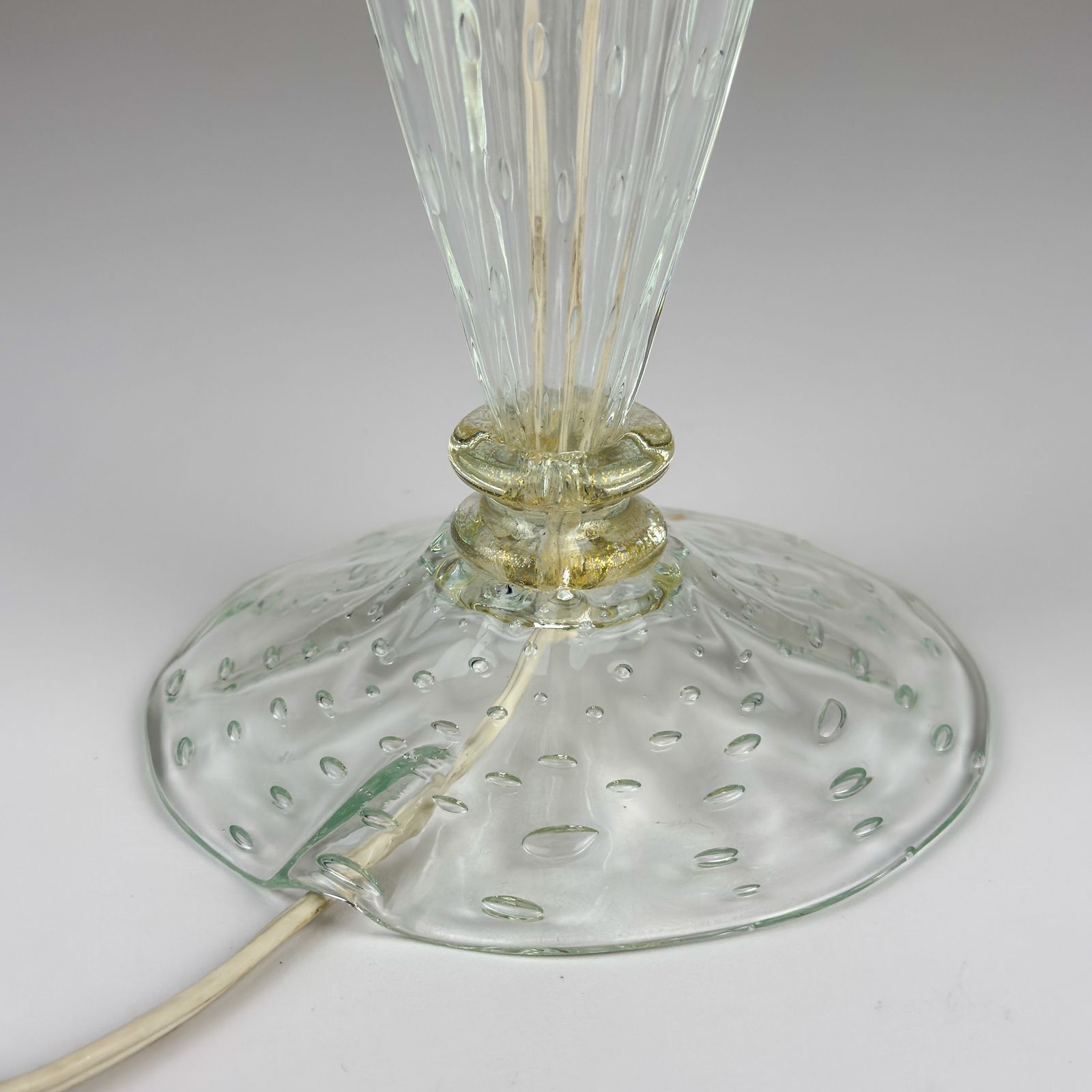 Murano glazen tafellamp van Barovier and Toso, Italië, jaren 1980 photo buy