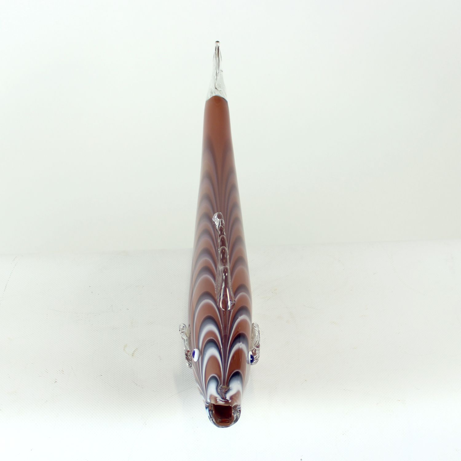 Groot handgeblazen kunstglas vis, Tsjecho-Slowakije, jaren 1960 photo Kunst