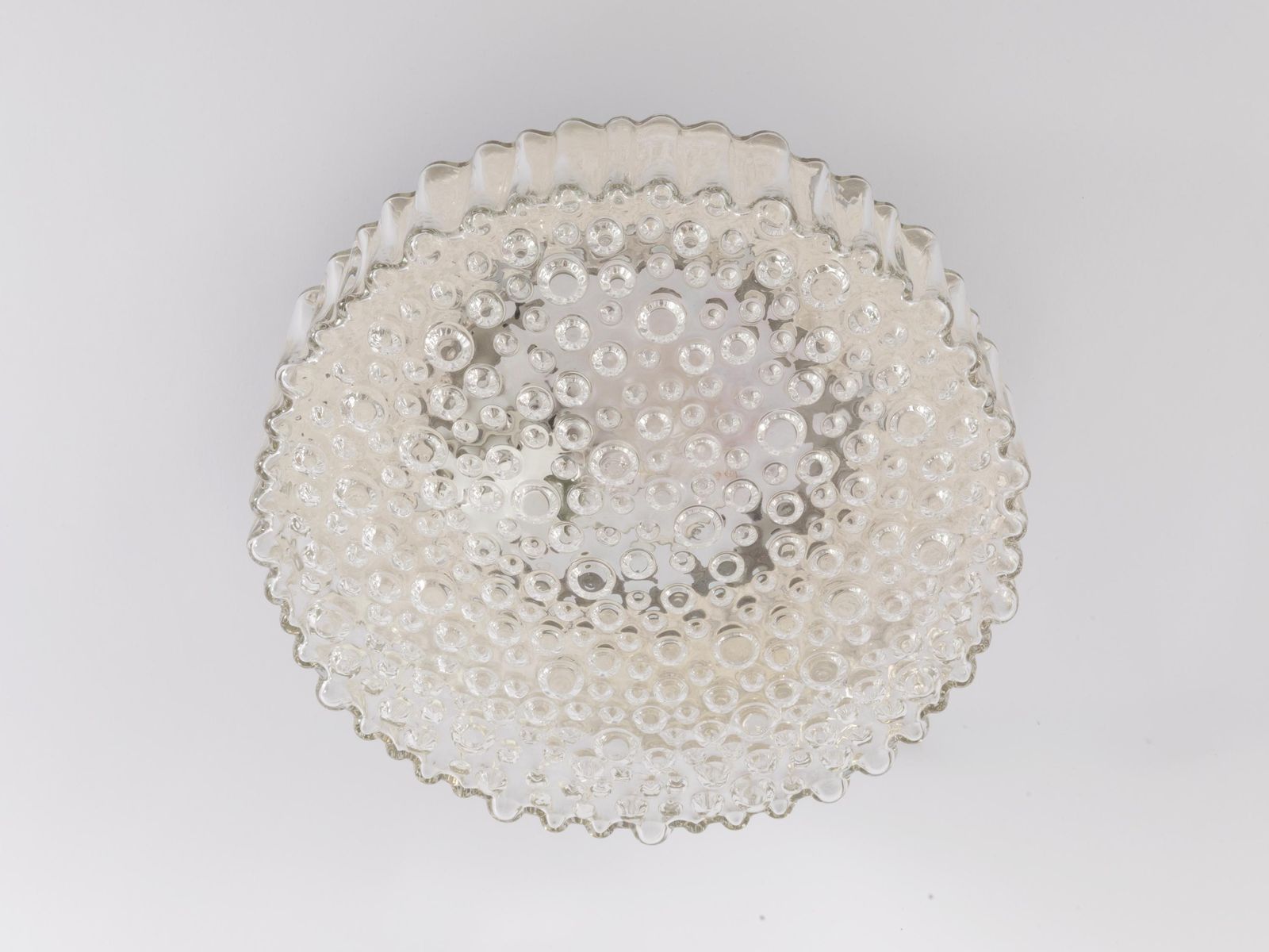 Grote Staff Leuchten Bubble Glass Flush Mount - Mid-Century Modern Plafondlamp Vintage - Atomic Age Lamp Helena Tynell Retro jaren 1960 Duitsland photo vinterior