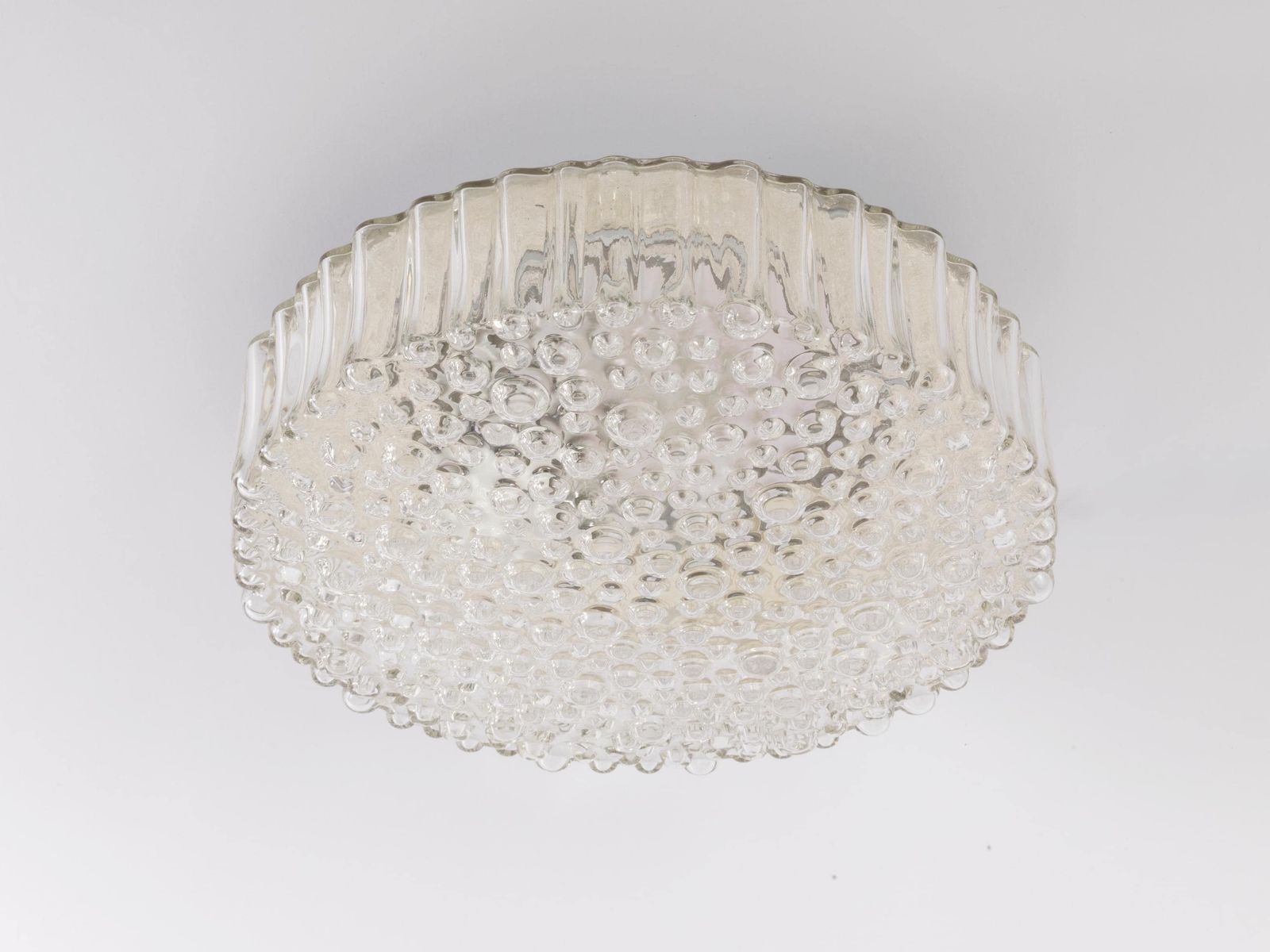 Grote Staff Leuchten Bubble Glass Flush Mount - Mid-Century Modern Plafondlamp Vintage - Atomic Age Lamp Helena Tynell Retro jaren 1960 Duitsland photo vintage