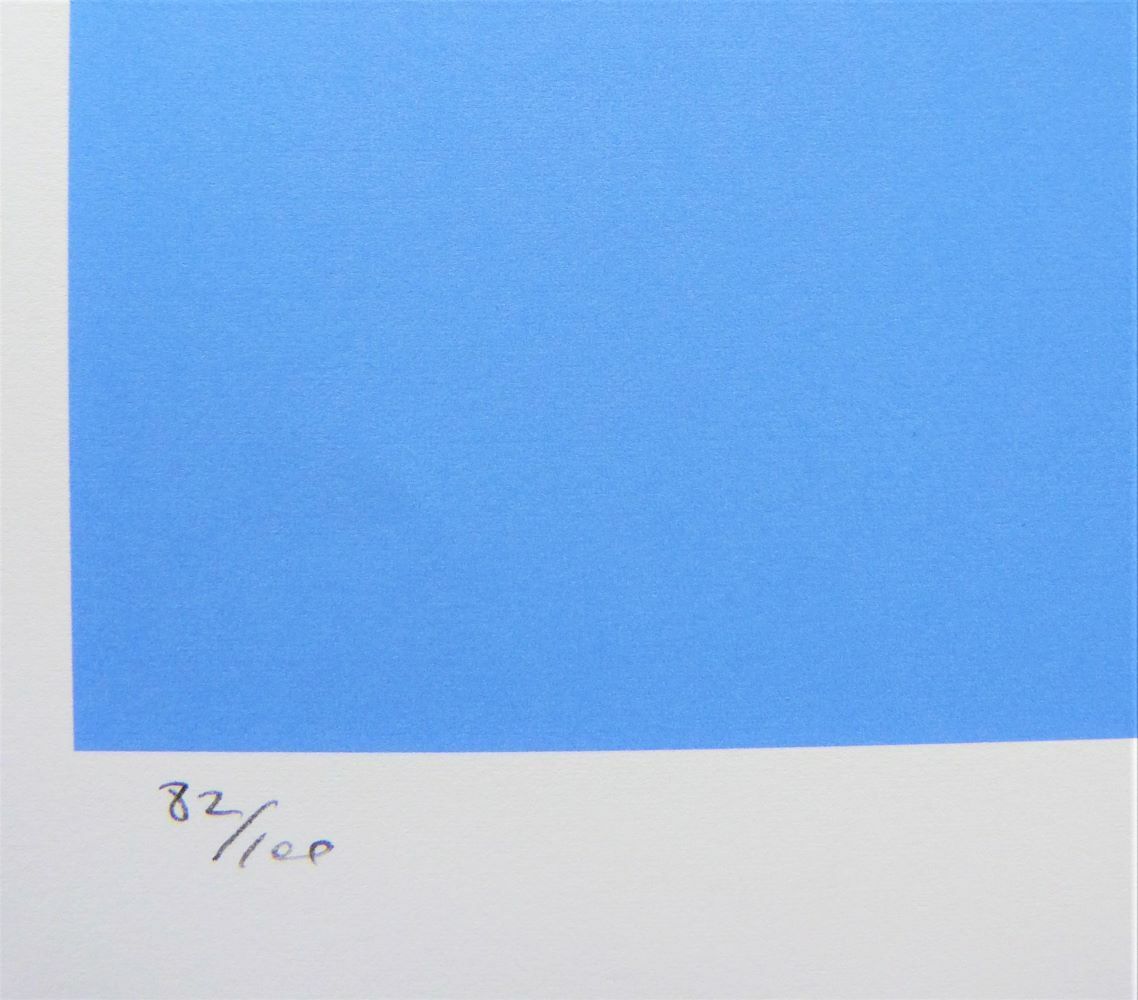 Andy Warhol "Mickey Mouse Blau" Gesigneerde, Gelimiteerde Lithografie 56/100 photo for sale