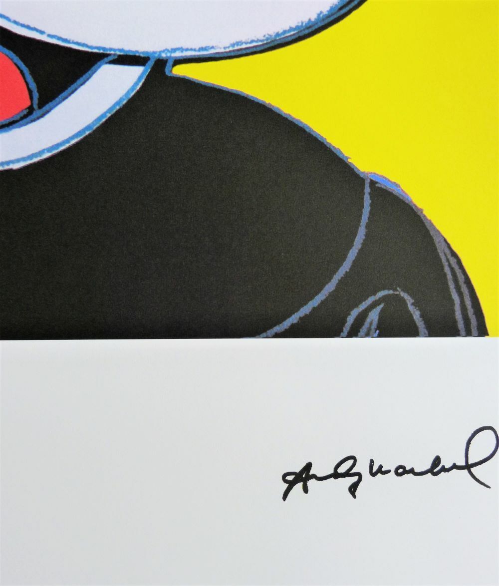 Andy Warhol  " Mickey Mouse " Signierte Lithografie, Limitiert 64/100 photo Art