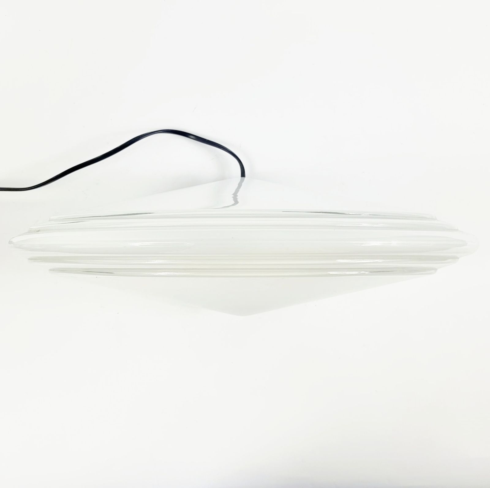 Grande lampe de table en verre de Murano, AV Mazzega, Italie, années 1970 photo vinterior