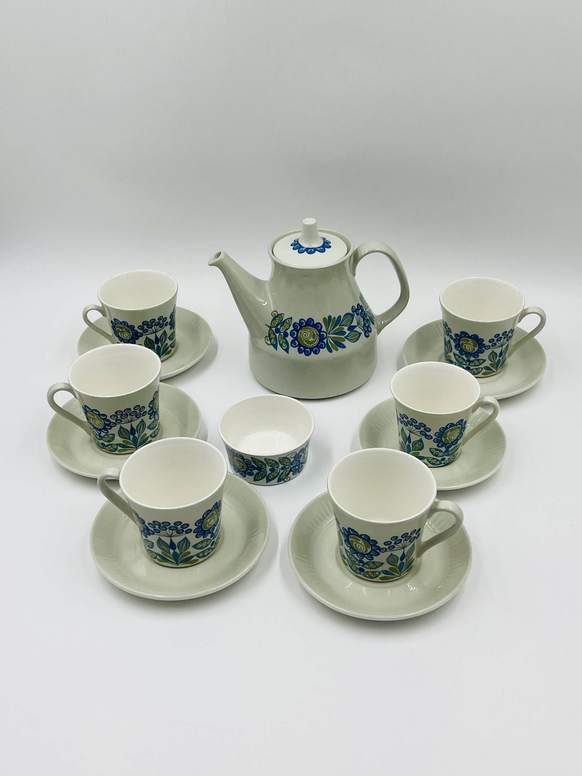 Scandinavisch koffieservies Tor Viking by Figgjo Flint