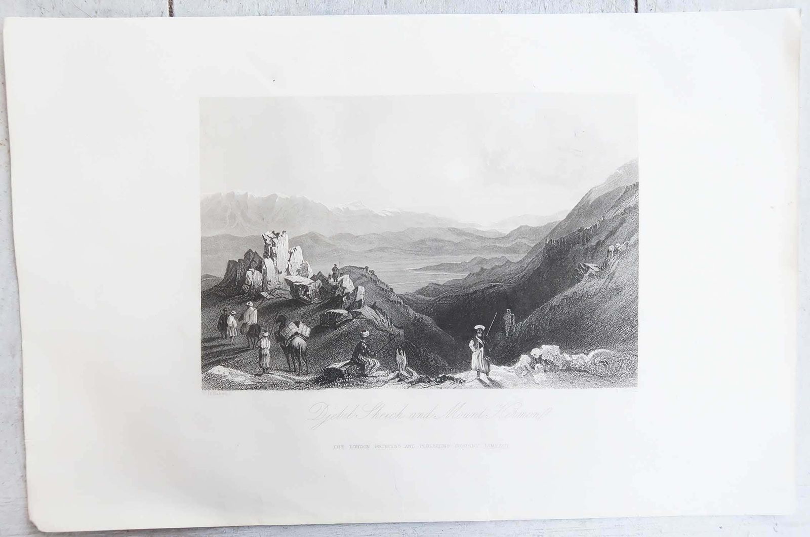 photo for sale Set van 12 antieke prenten van de Levant / Heilig Land / Midden-Oosten. Ca. 1850
