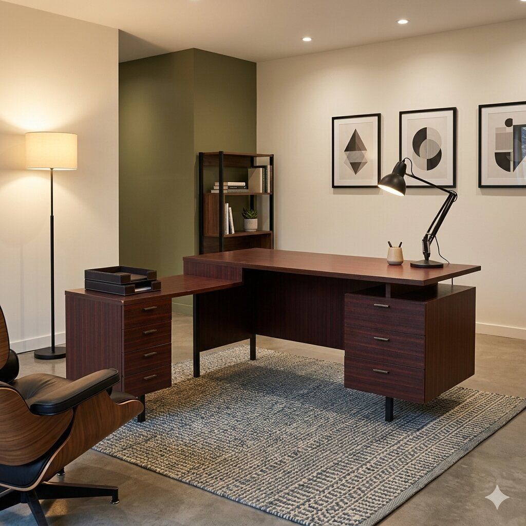 Bureau Laminaat Italië jaren 1960 photo furniture