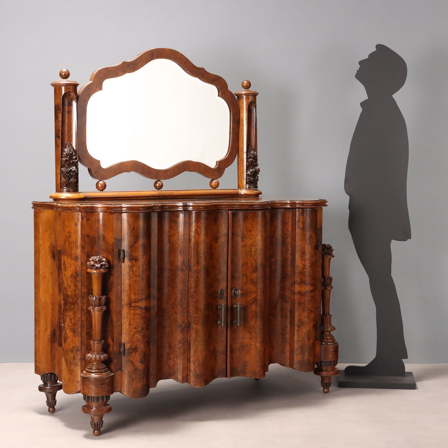 Vaisselier de style Art déco, Italie, années 1920 photo furniture