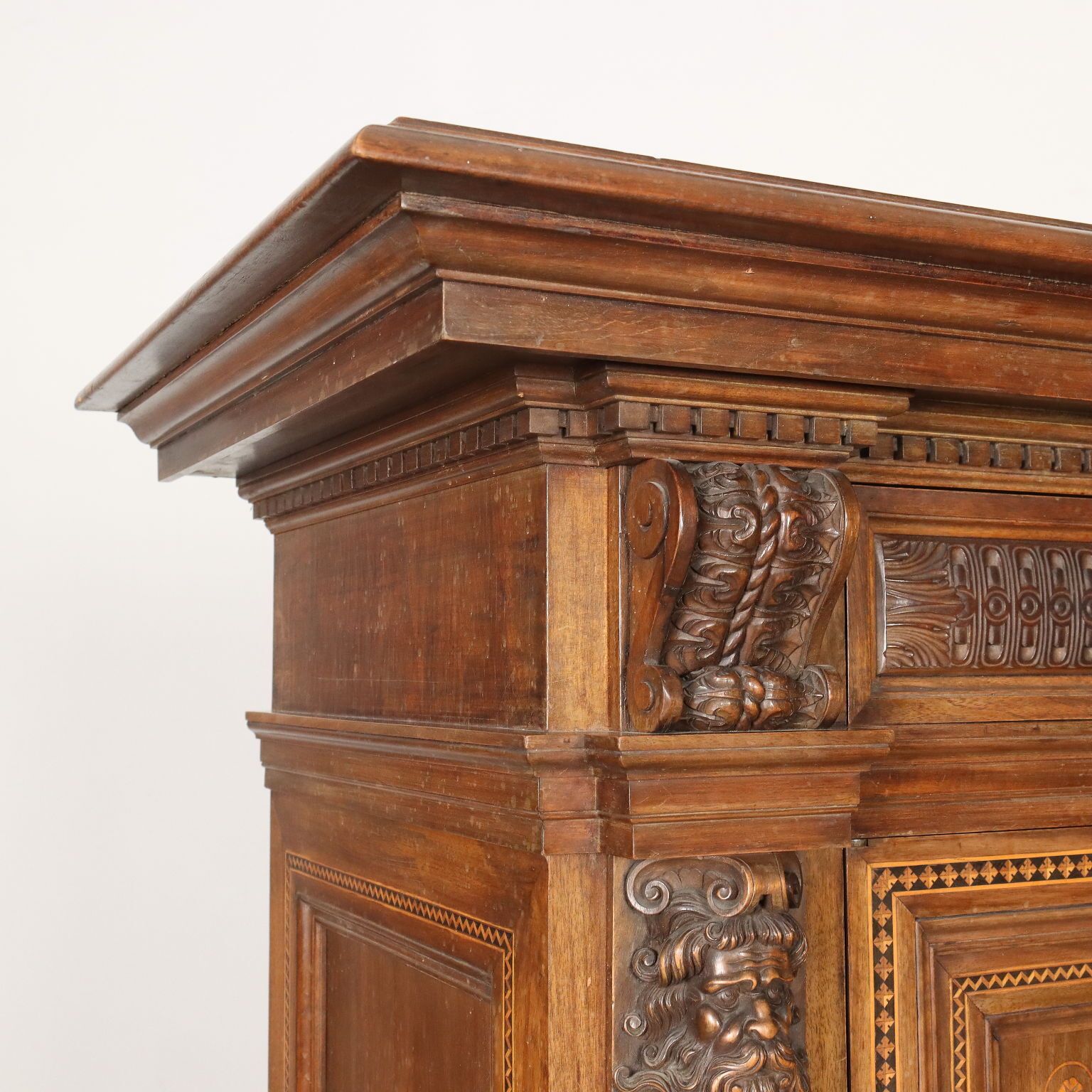 Cupboard Neo Renaissance Style Carved Wood XX Century photo 1670.0