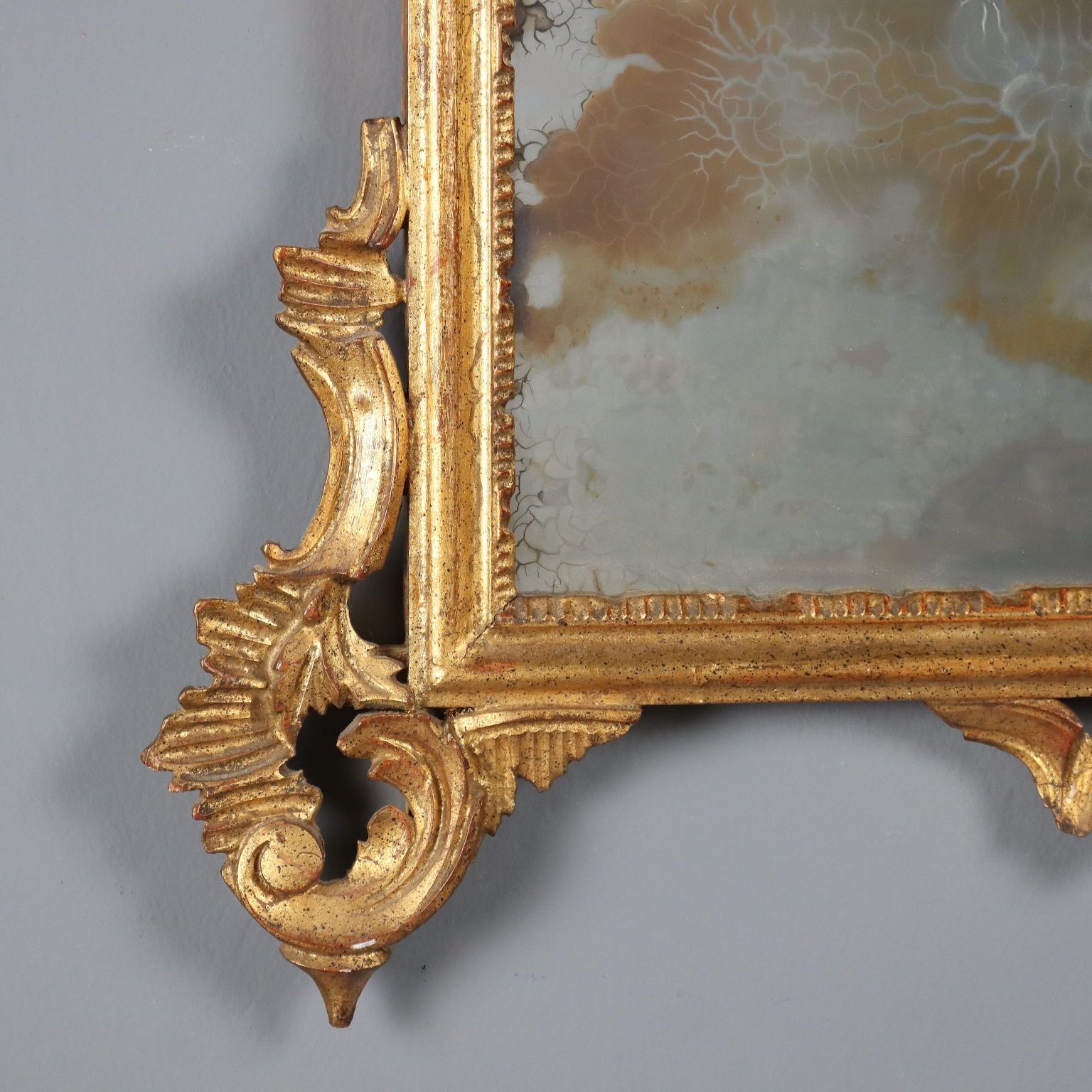 photo furniture Mirror Baroque Style Wood Italy XX Century