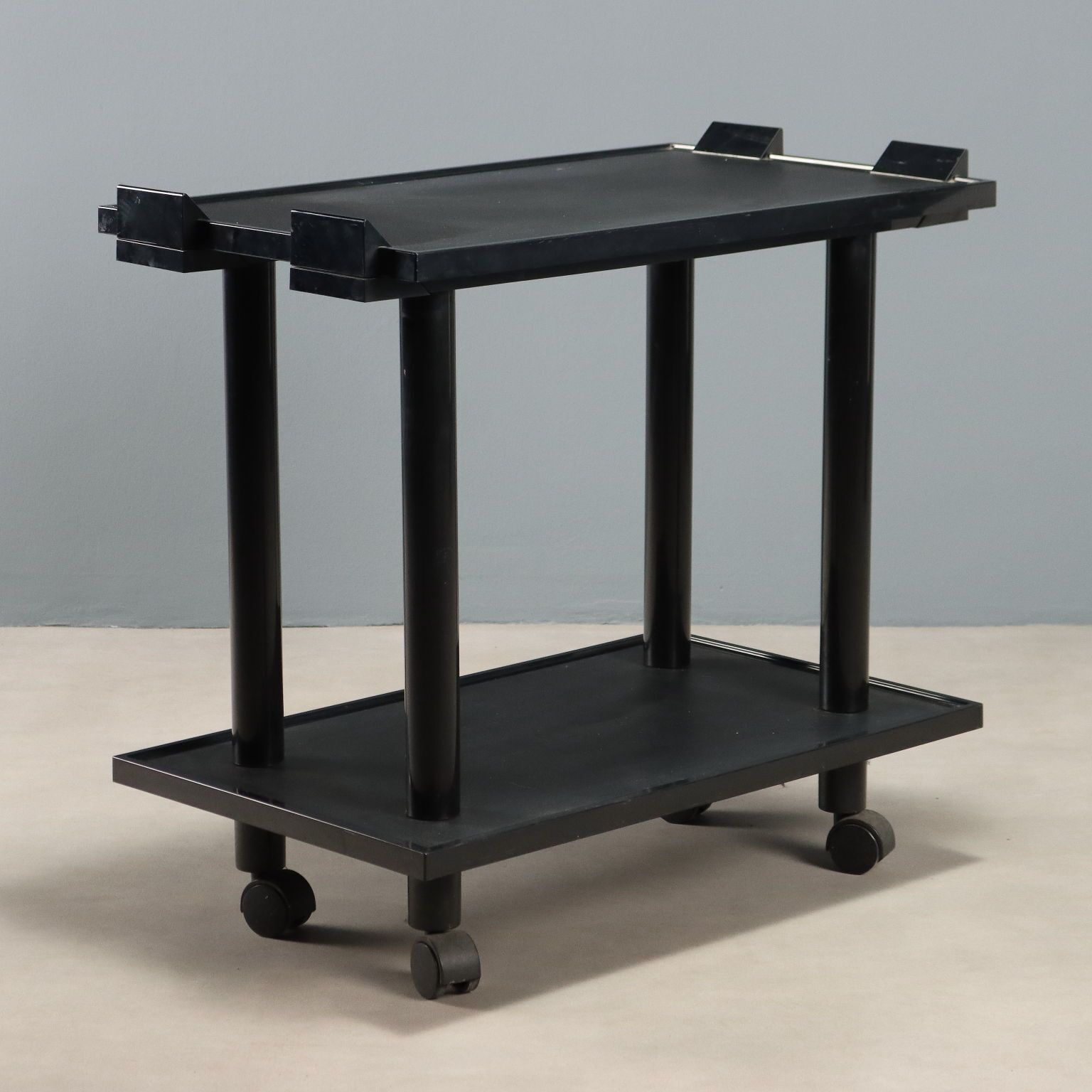 Chariot de cuisine vintage Kartell en plastique, Italie, années 1980