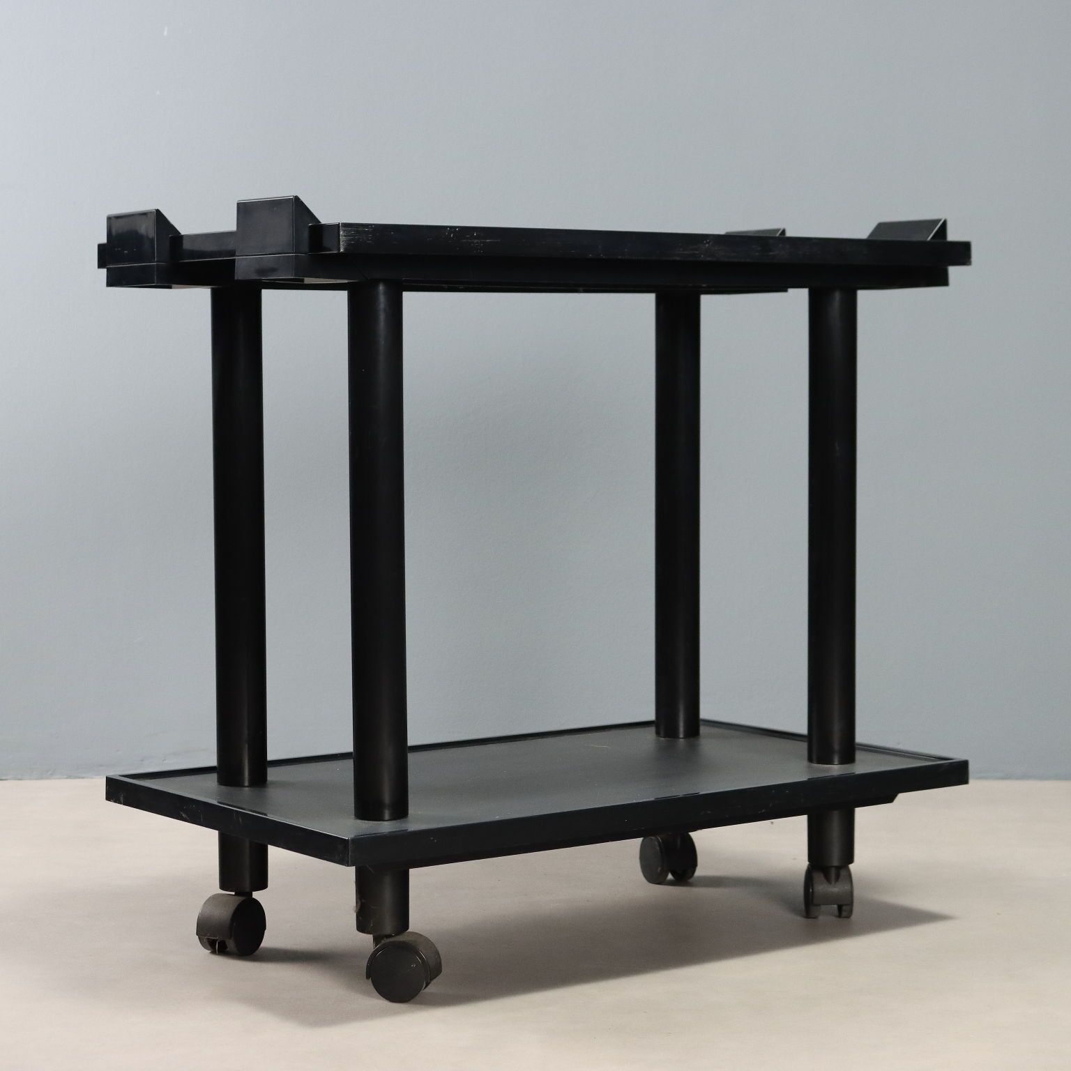 photo furniture Vintage Kartell Kitchen Trolley Plastic Design Italy 1980s