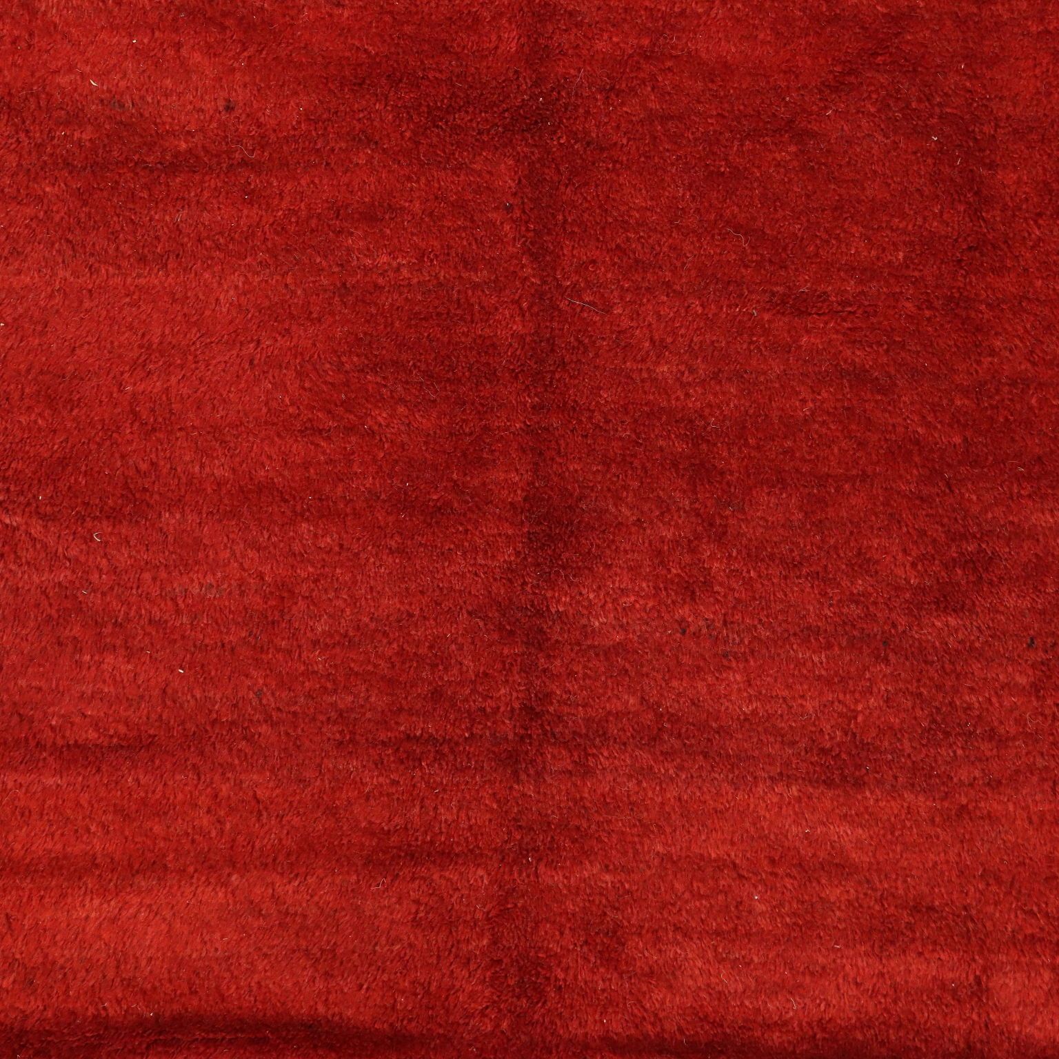 Tapis asiatique d'époque en laine, gros nœuds, fait main, 118 x 98 po photo Textiles