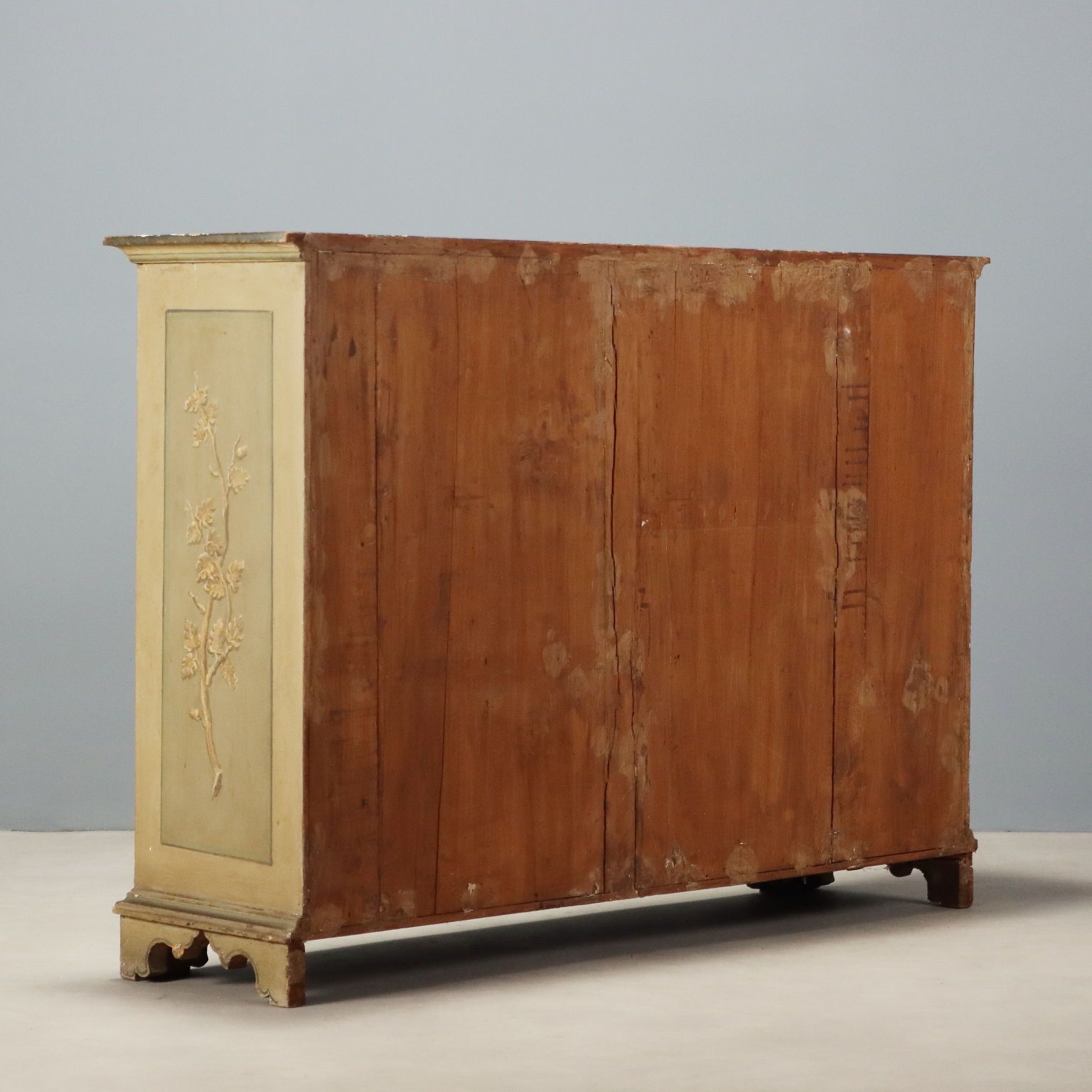 Furniture Baroque Cupboard Fir Poplar Italy XIX Century photo