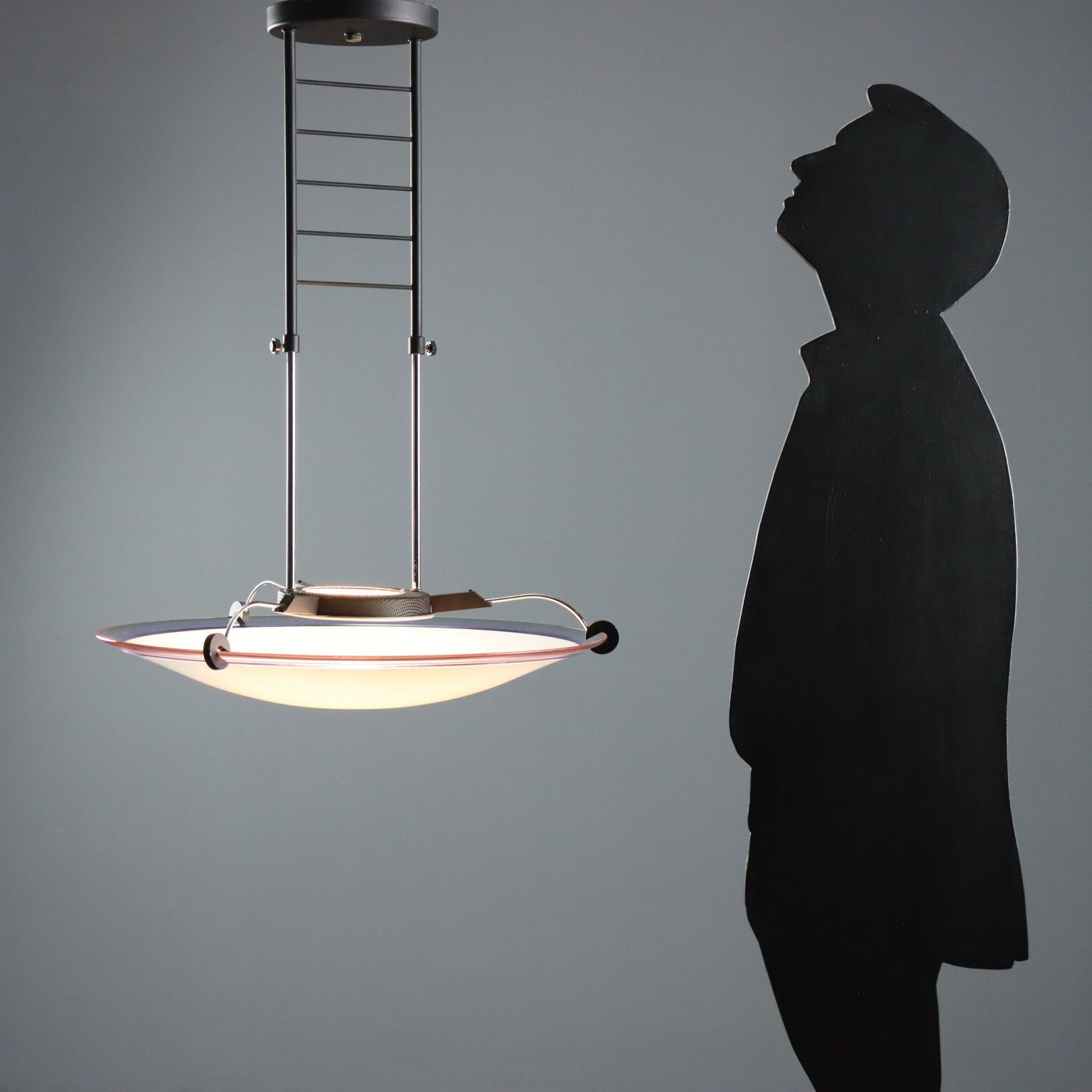 Lustre à éclairage halogène indirect, années 1980 photo furniture
